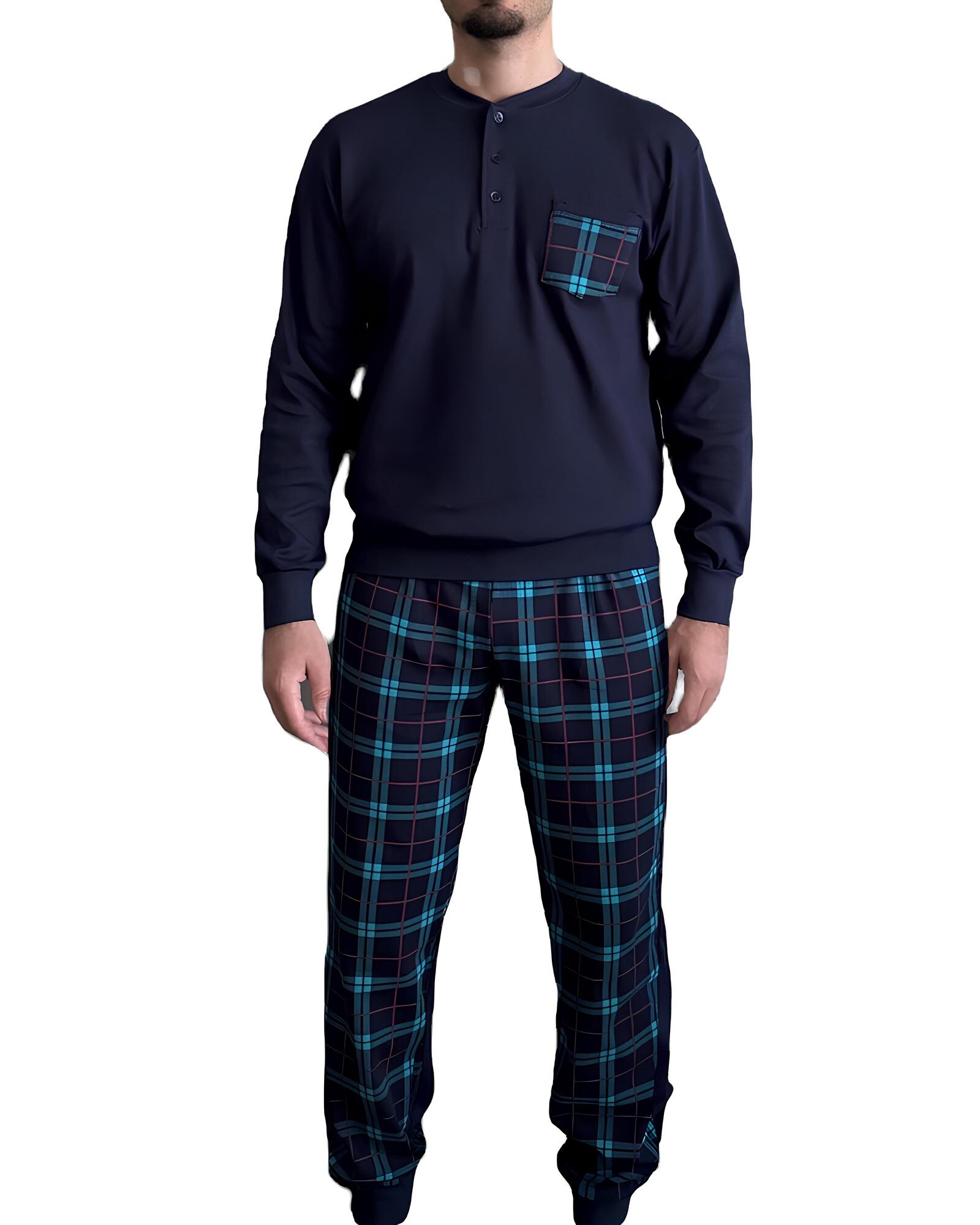 Caldo Cotone Pigiami On Line Uomo Pigiama Uomo Invernale In Caldo