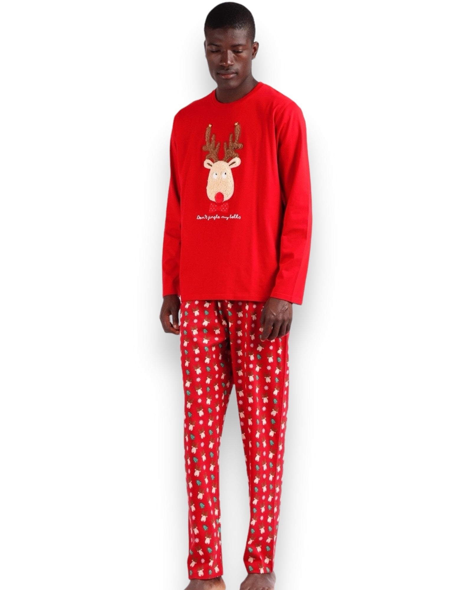 Pigiami Pigiama Natale Pigiama Rosso Uomo Pigiami Uomo