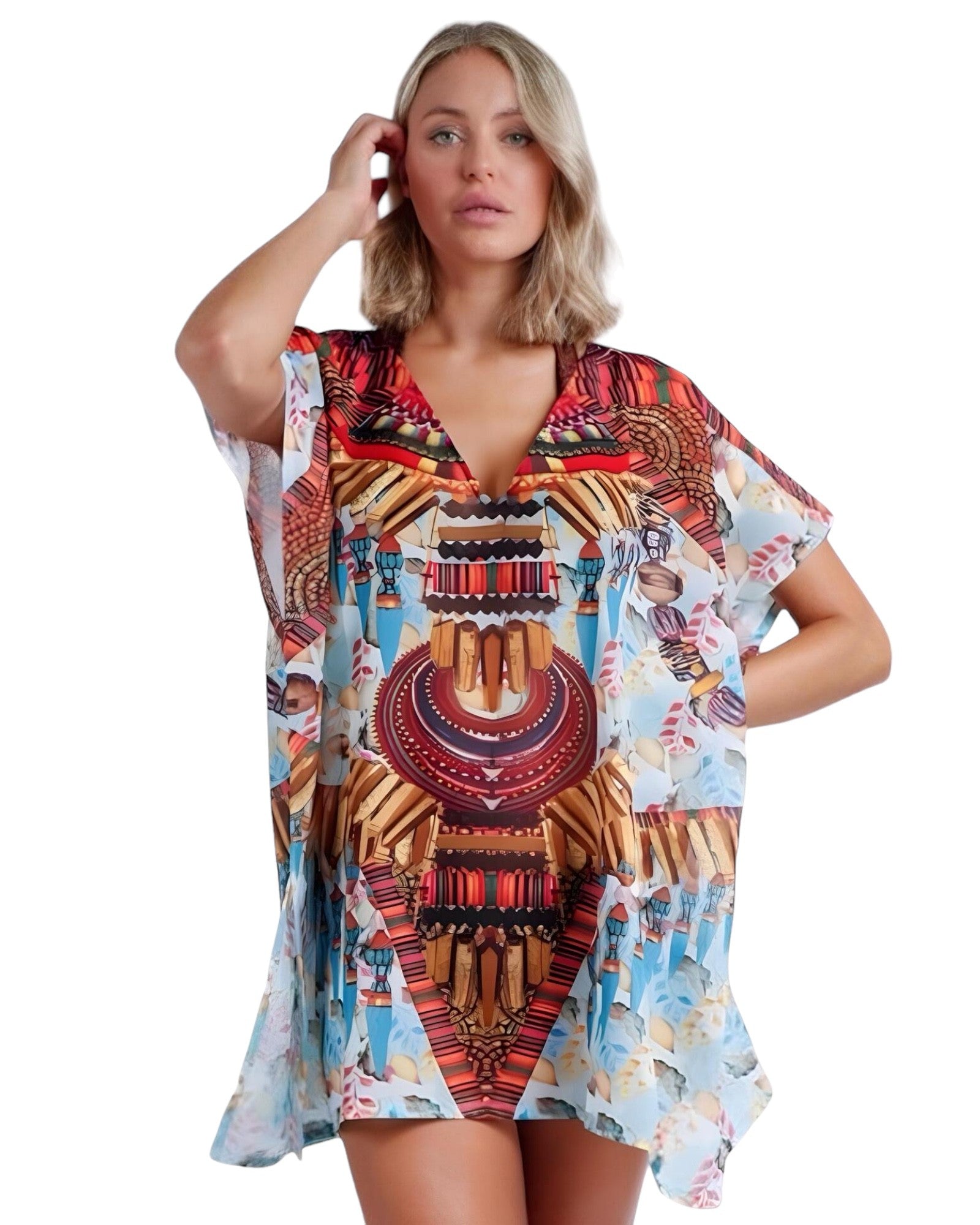 Caftano Costumi E Copricostumi Pengniao Copricostume Lungo Donna