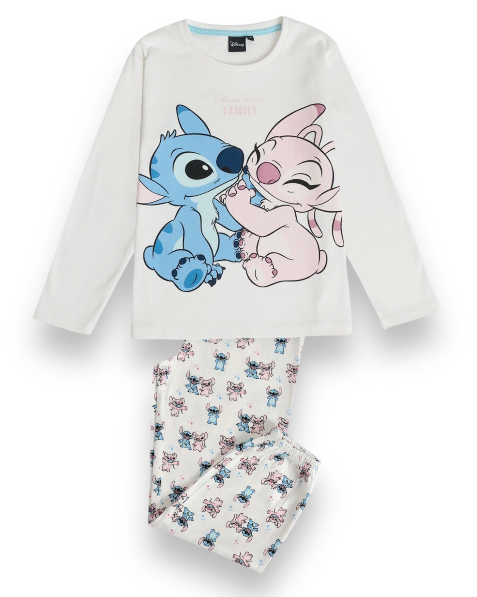 Stitch Pigiama Lungo Pile Disney Lilo And Stitch Women's Girl's