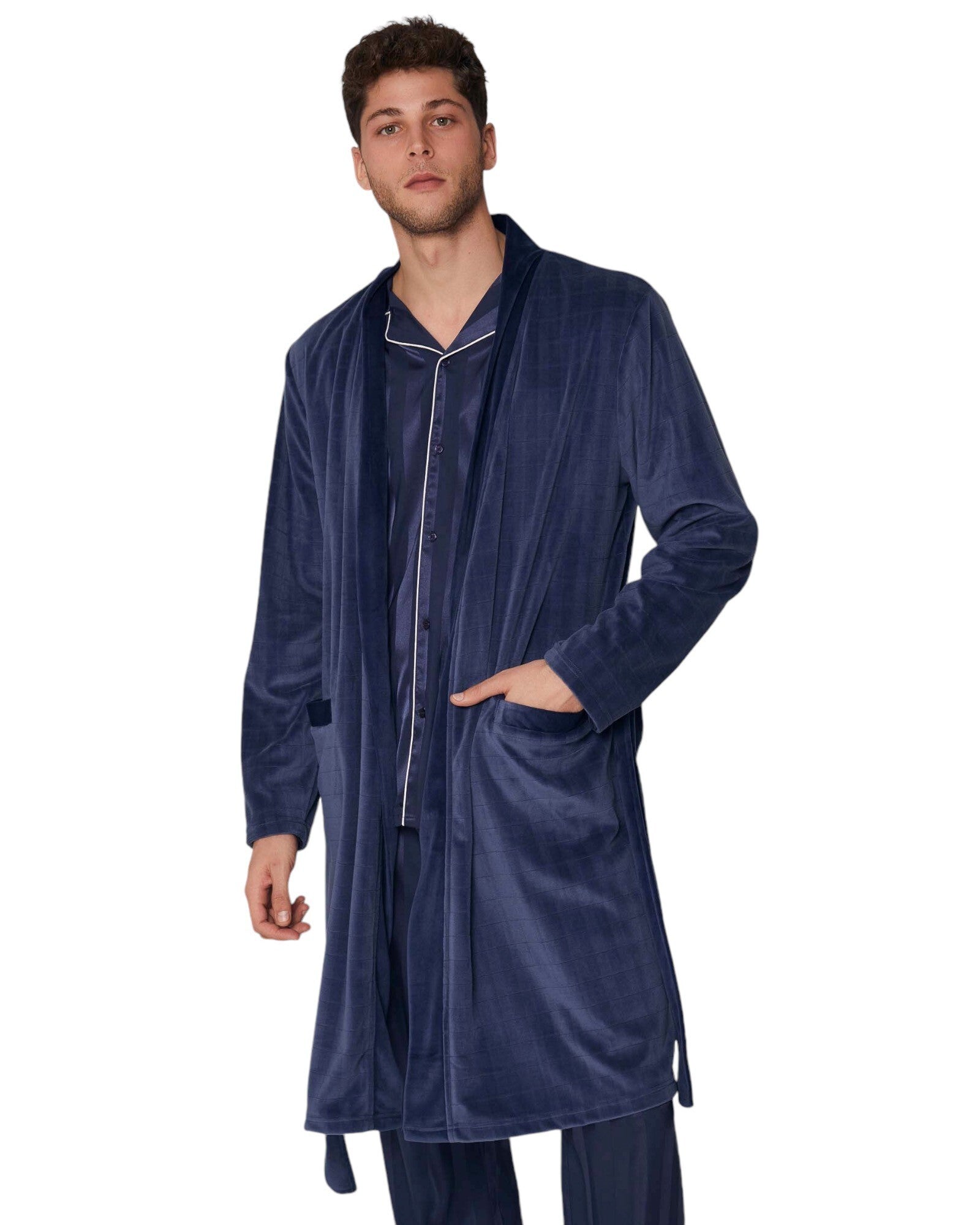 Tuta Pigiami Buccia Di Mela Donna Caldo Cotone Pigiami Buccia Di