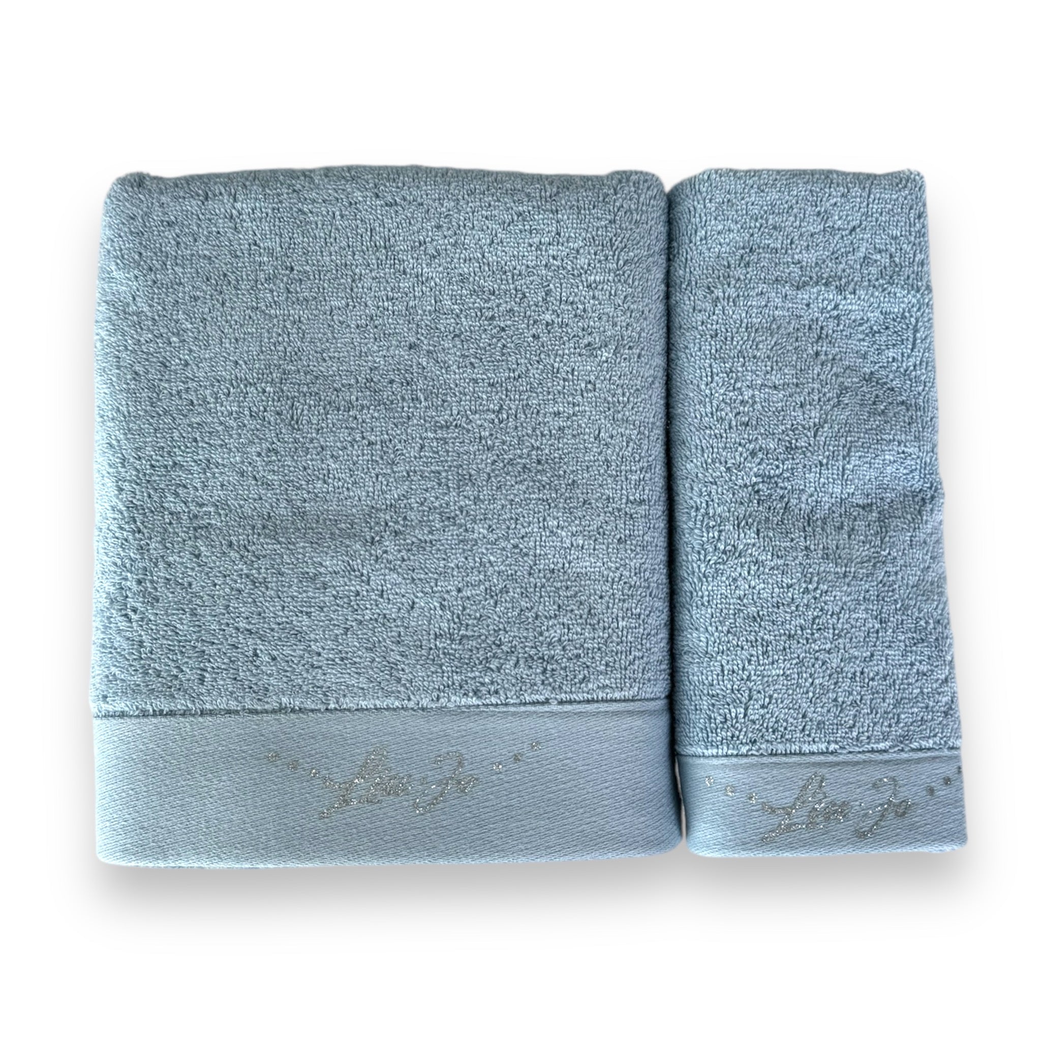 Set 3 Asciugamani Viso 50x100 Cm In Cotone - Colore Tortora - Foto 7