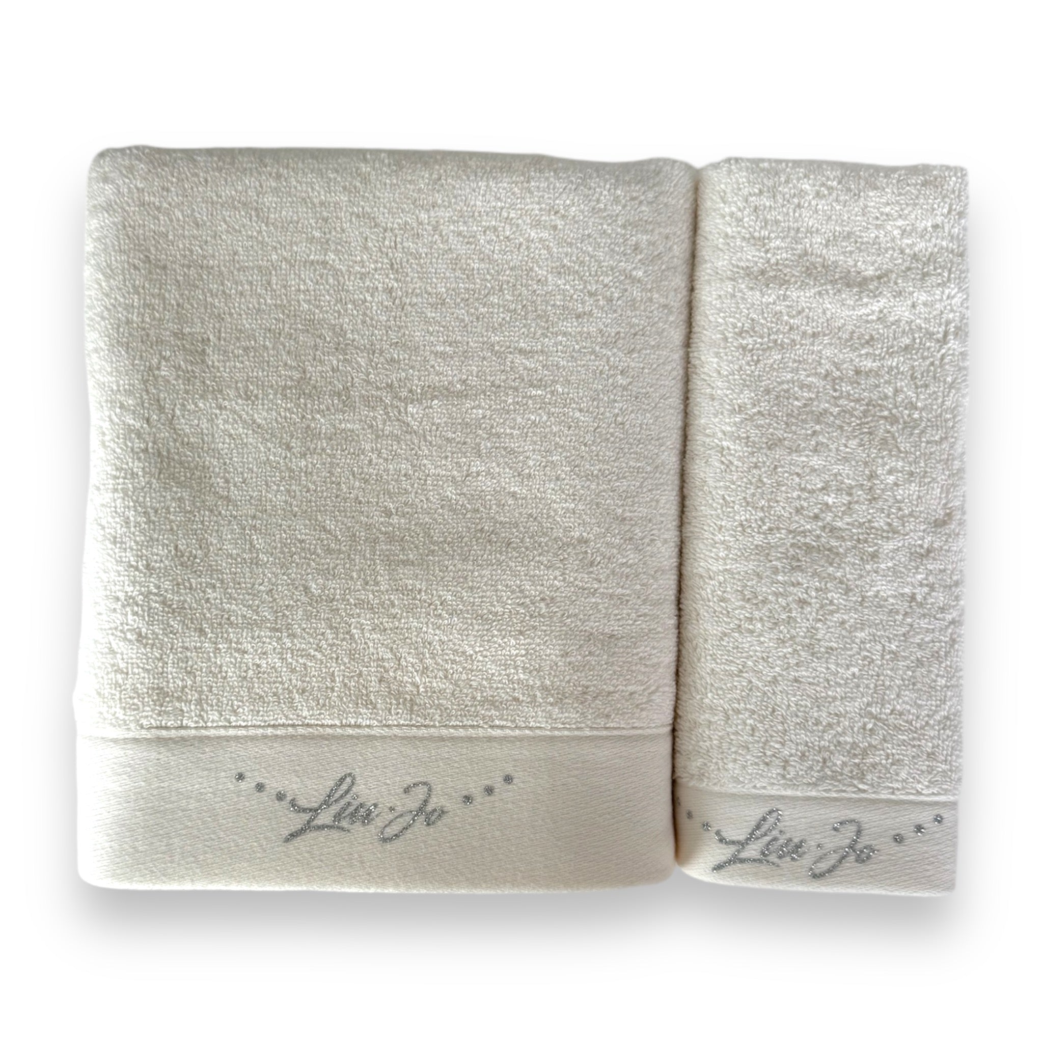 Set Asciugamani Leonardo Home 1+1 | 50x100 Cm + 40x60 Cm, 450 Gsm, OEKO-TEX, Super Assorbenti E Morbidi - Foto 10