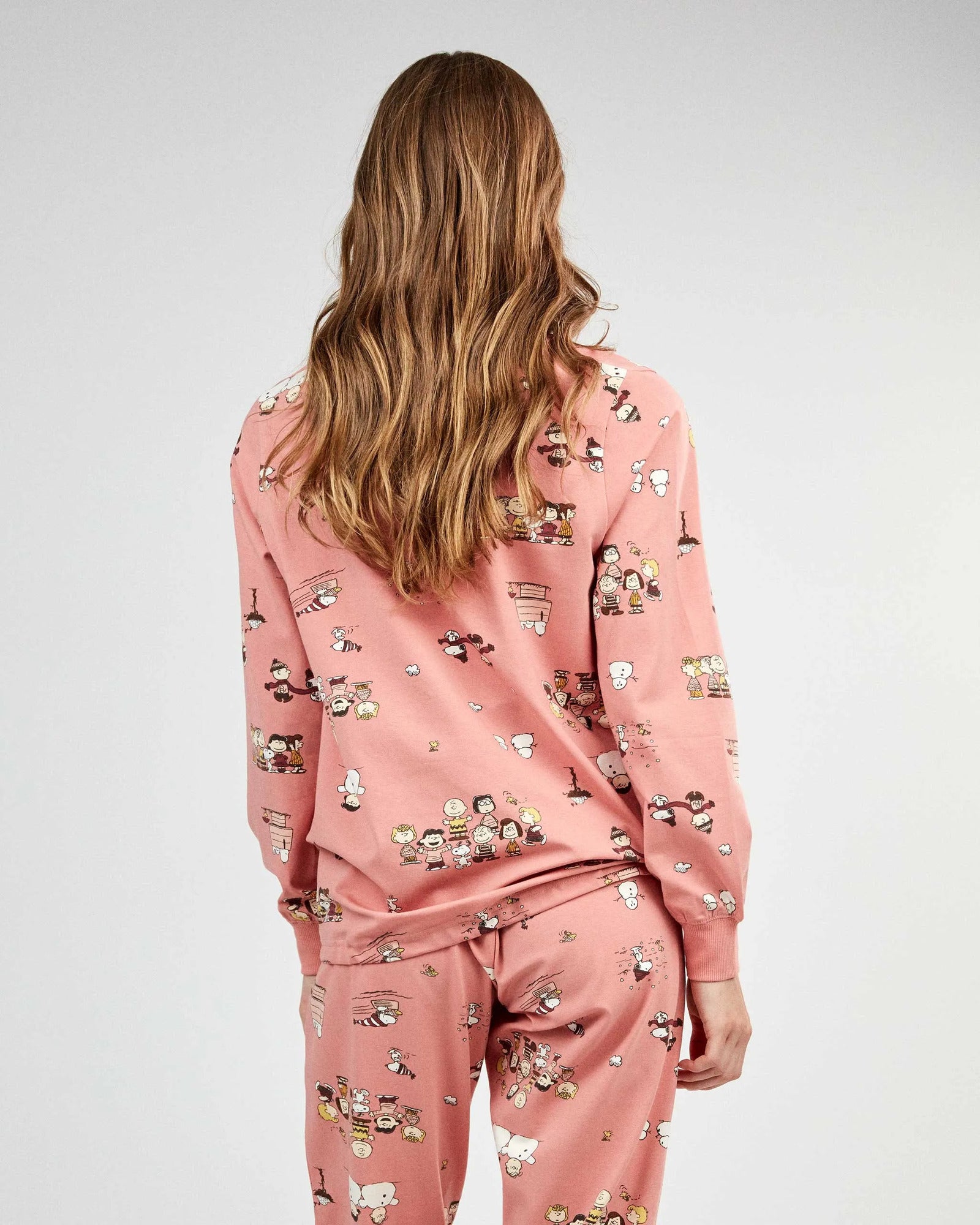 Gisela Snoopy Pigiama Donna Invernale Cotone Elasticizzato Art. 20456