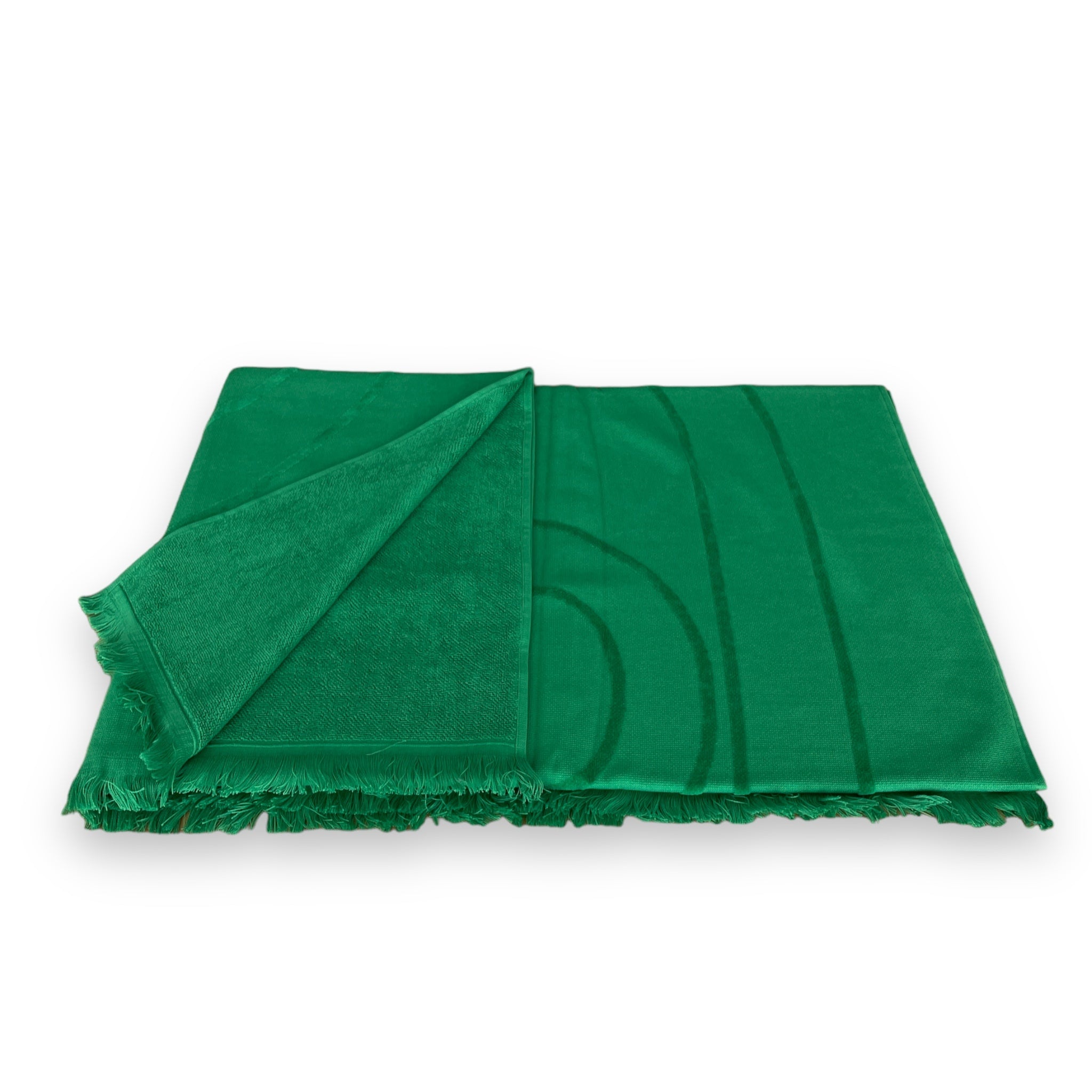 Telo Mare Liu jo in spugna di cotone 100x180 cm logo rilievo e Frange