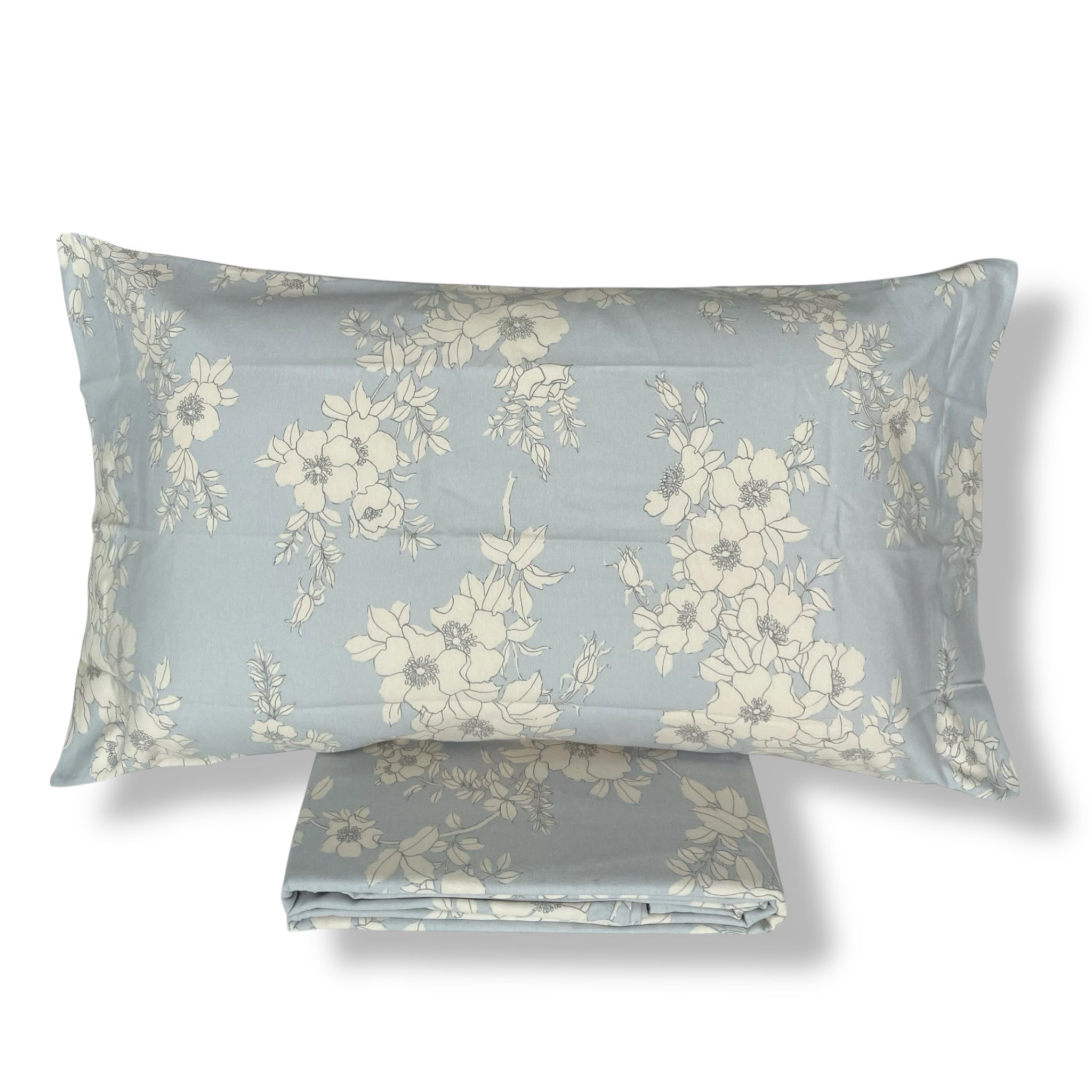 Double Sheet Set in Flannel Rebecca Home Art. Zigzag