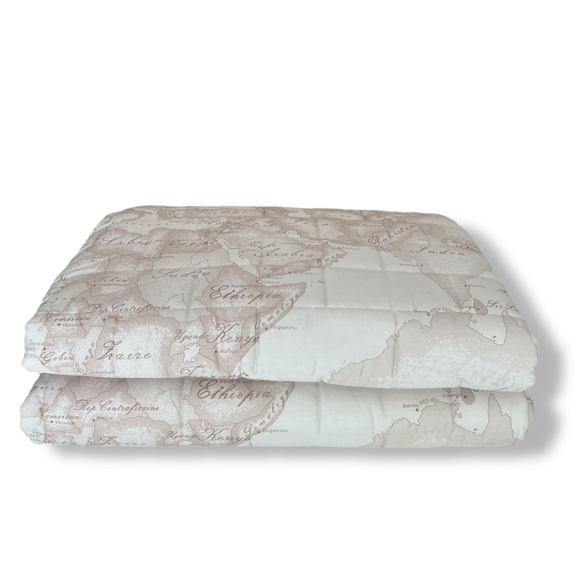 Copriletto Trapuntato Alviero Martini Matrimoniale Art. Geo White 270x270 cm