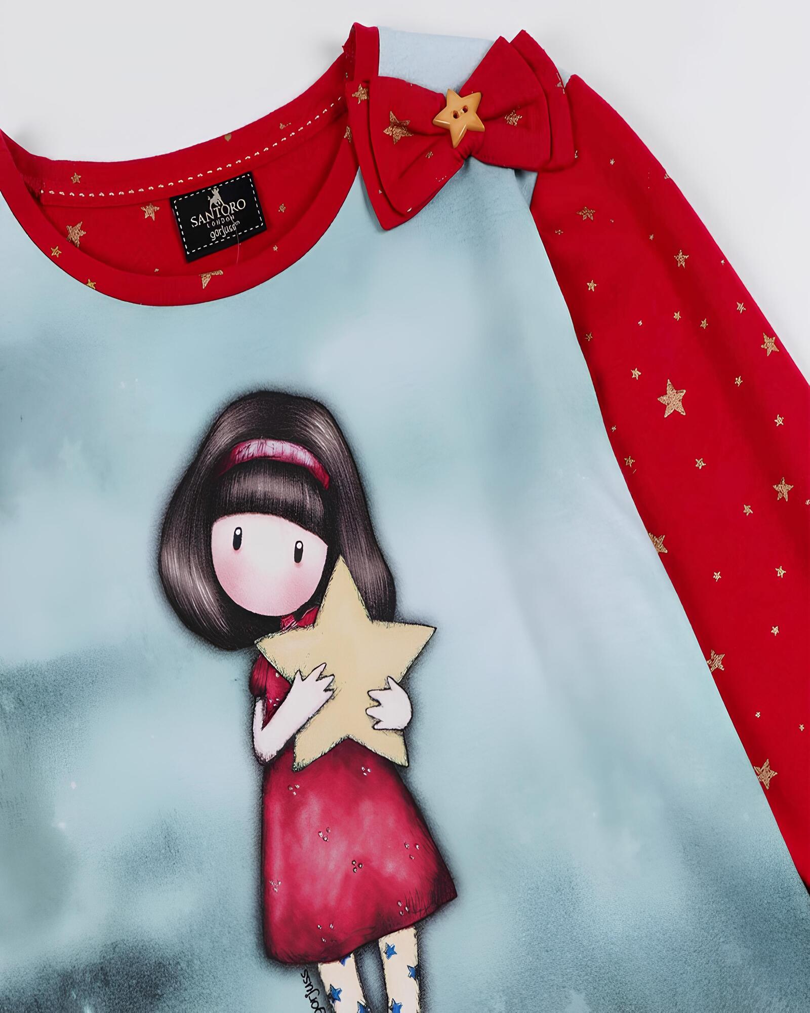 Pigiama Bambina Gorjuss invernale in caldo cotone Santoro Art. 55592