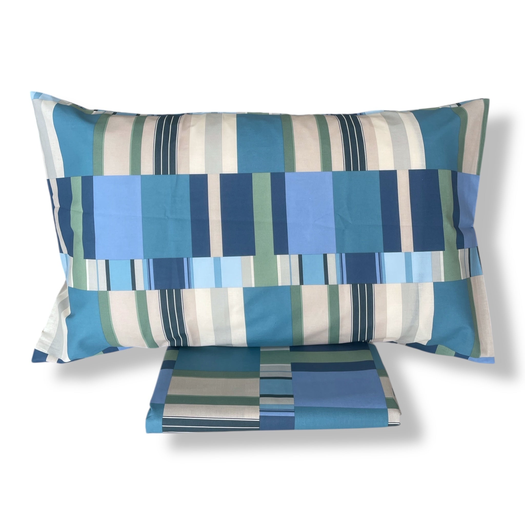 Completo Lenzuola Matrimoniale 100% Cotone Zambaiti Art. Treex