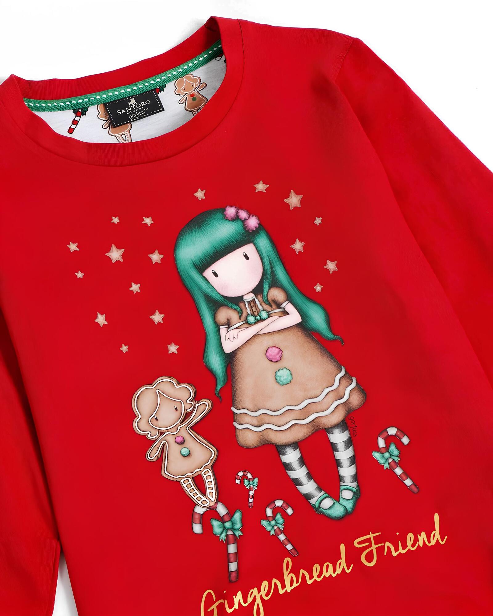 Pigiama Bambina Gorjuss invernale in caldo cotone Santoro Art. 56617