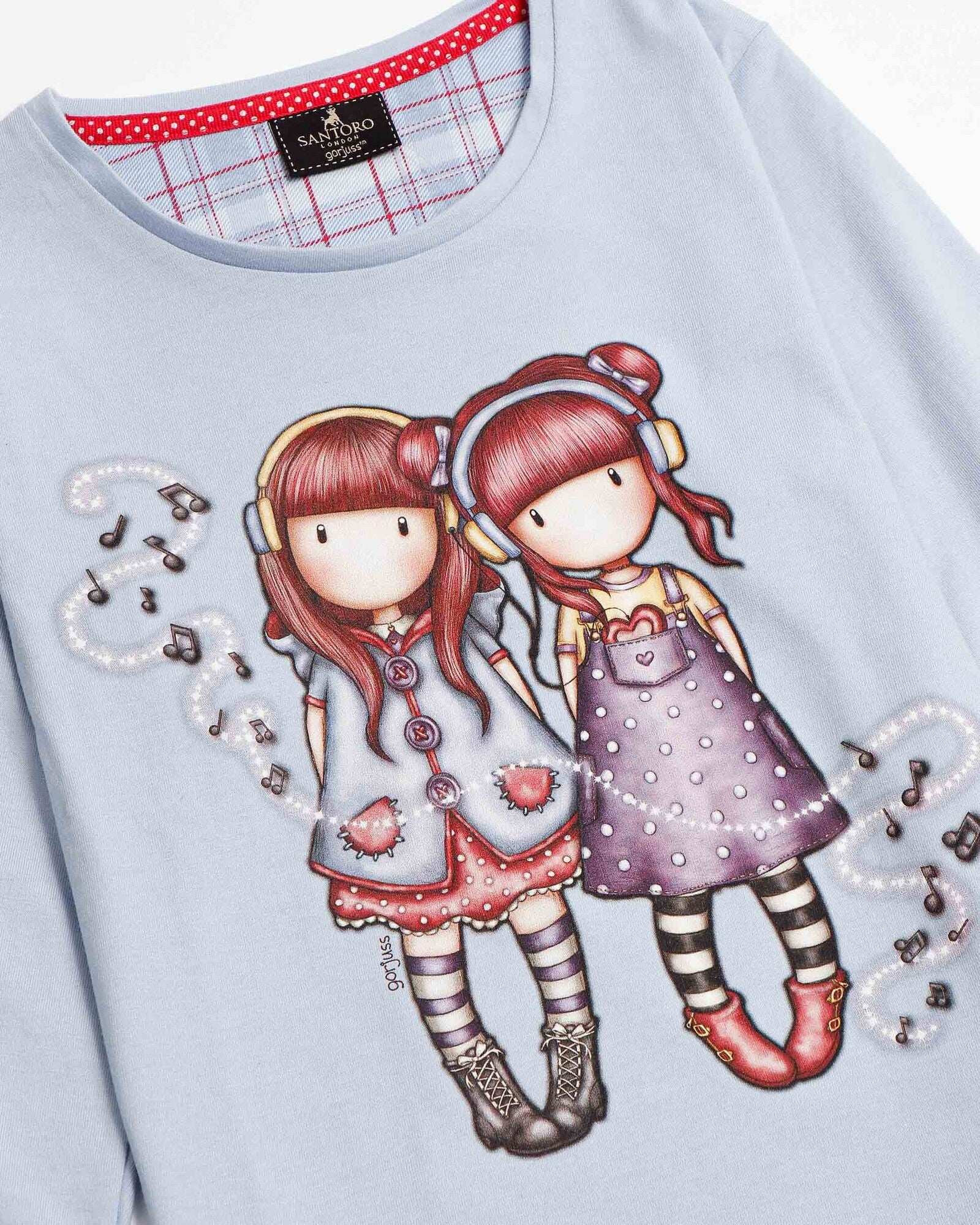 Pigiama bambina Santoro Gorjuss invernale in caldo cotone Art. 56621