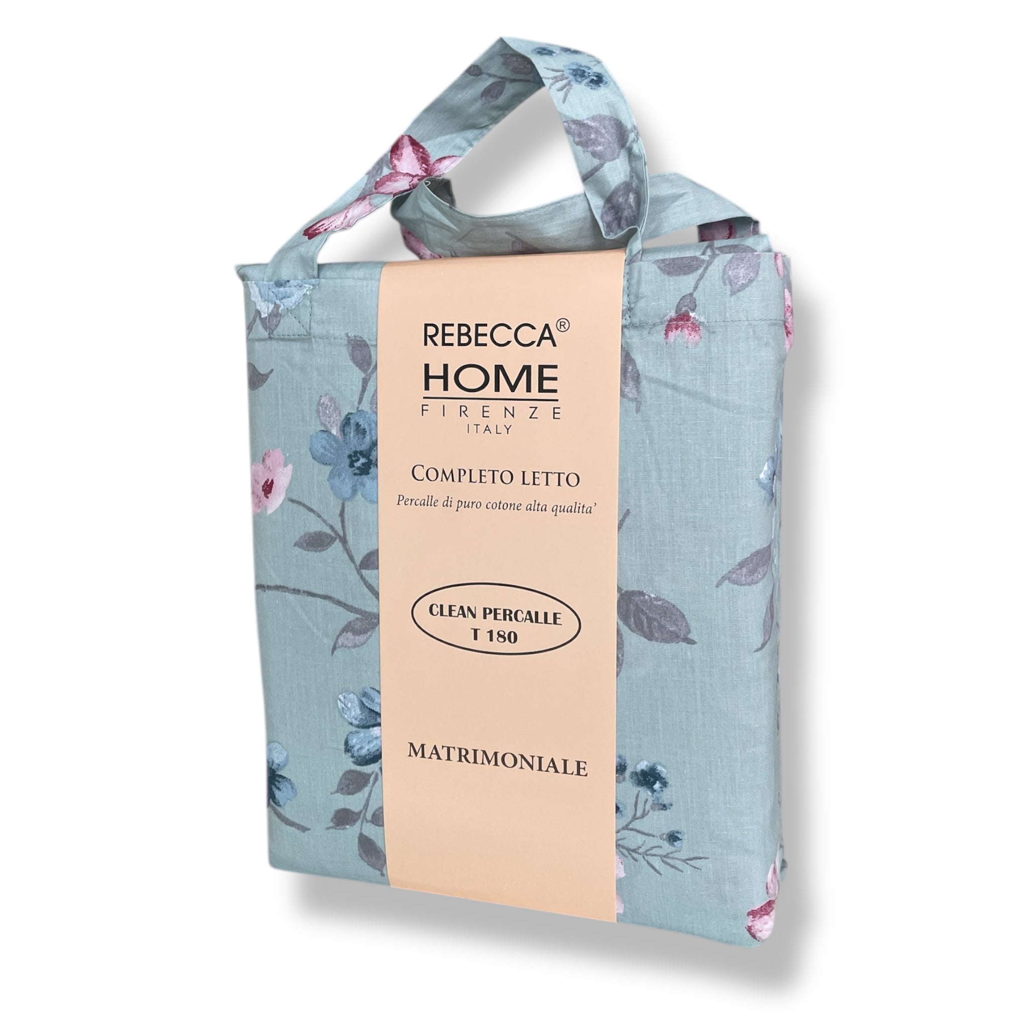 Rebecca Home Double Sheet Set in Percale Cotton Art. Campanule