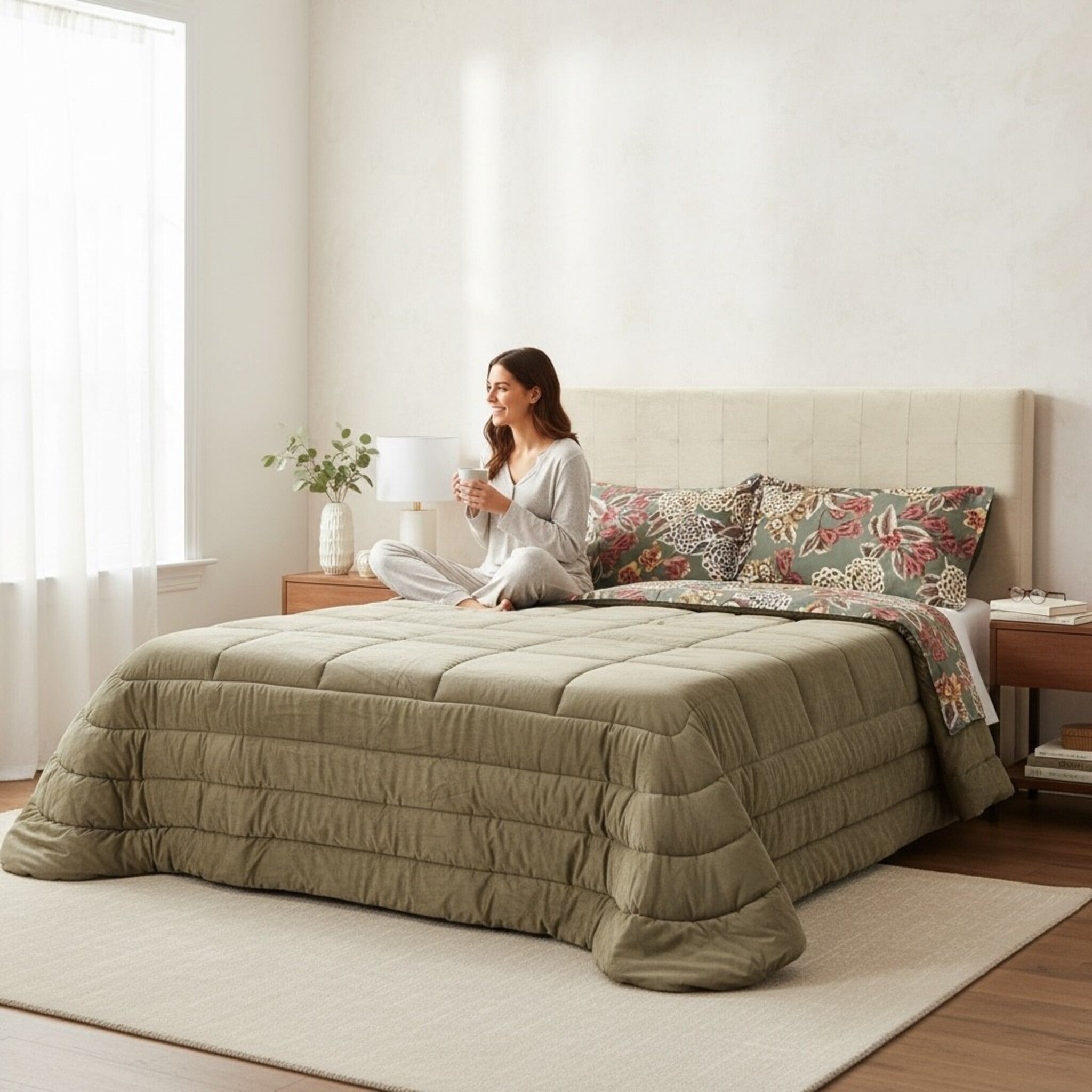 Trapunta invernale matrimoniale di Liu jo in caldo velluto Art. Velluto