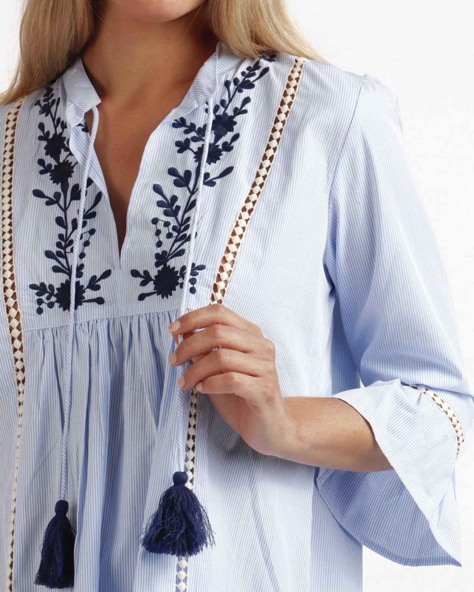 Abito Copricostume donna modello chemisier a righe di Admas Art. 19782