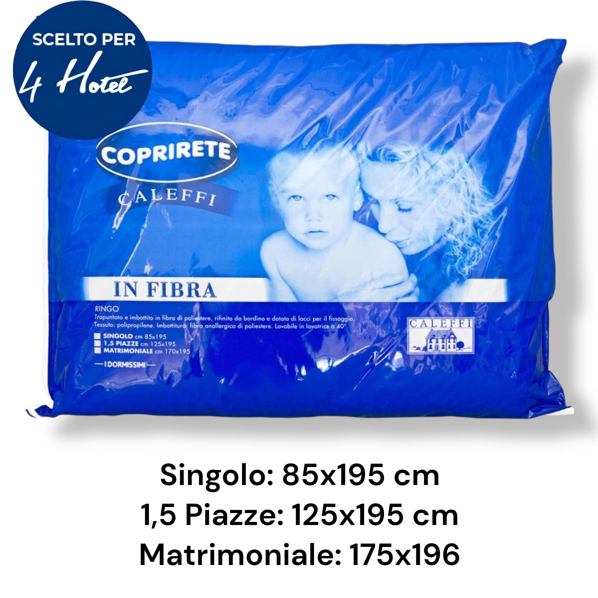 Coprirete Caleffi Art. Ringo Trapuntato in Polipropilene in Vari Formati