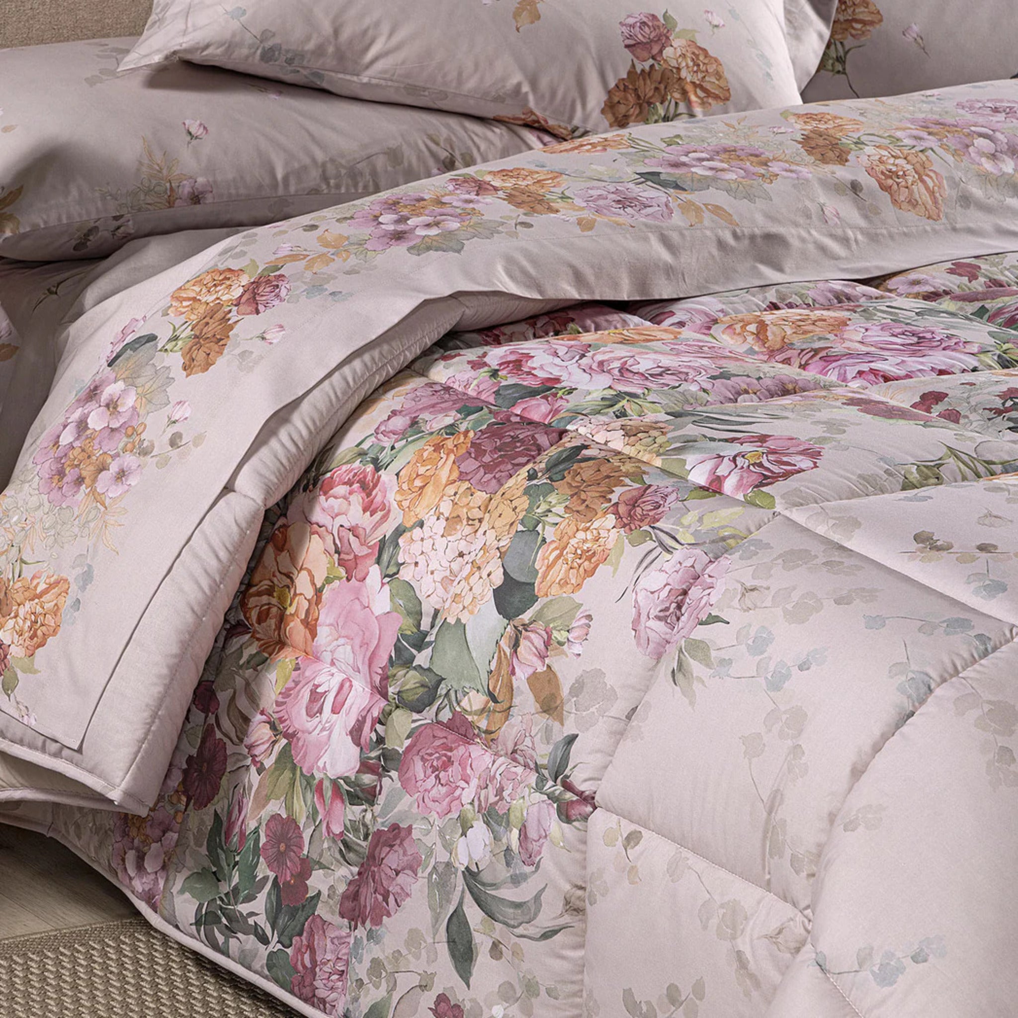 Mirabello double winter quilt in cotton percale Art. Louisiana