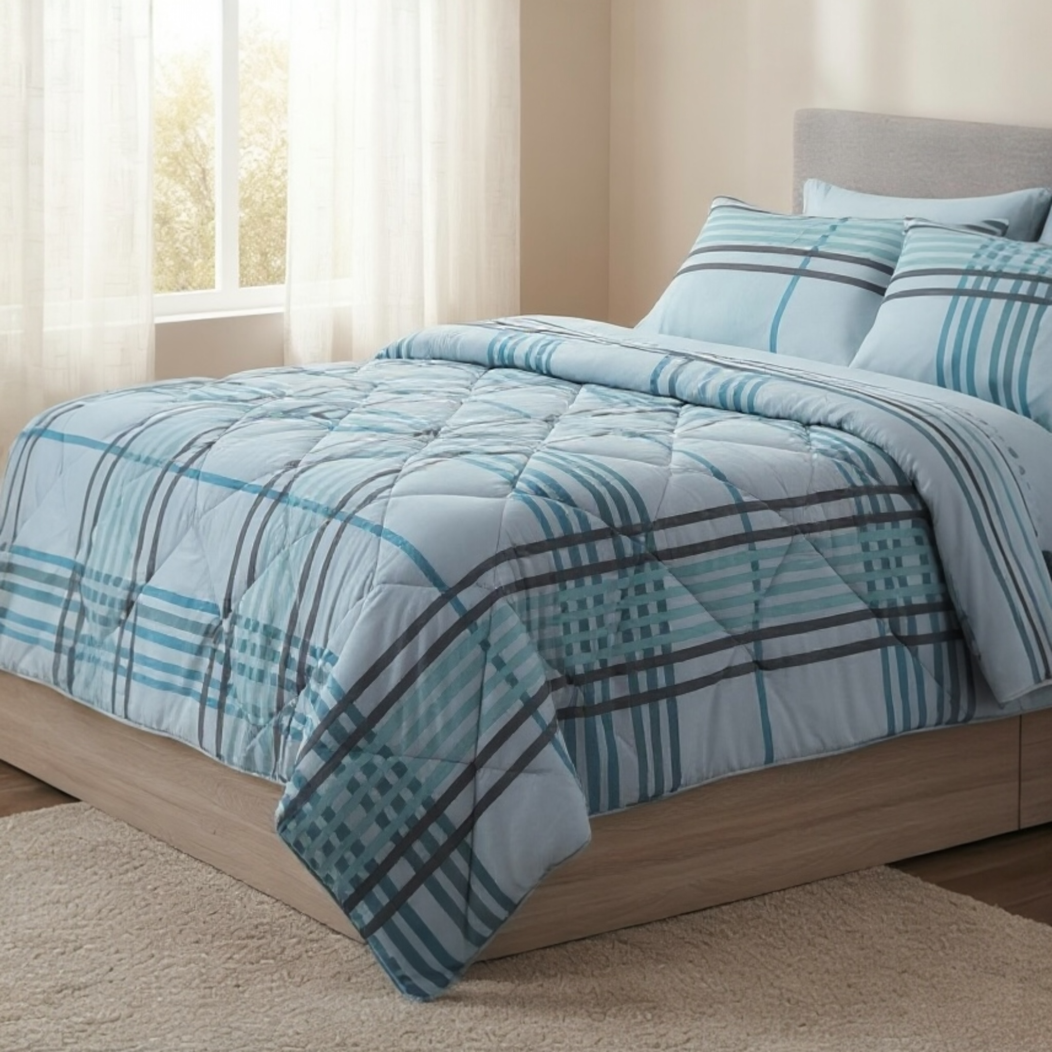 Herside Set Di Biancheria Da Letto Singolo In Stile Bohémien, 3 Strati Herside Set Di Biancheria Da Letto Singolo In Stile Bohémien, 3 Strati