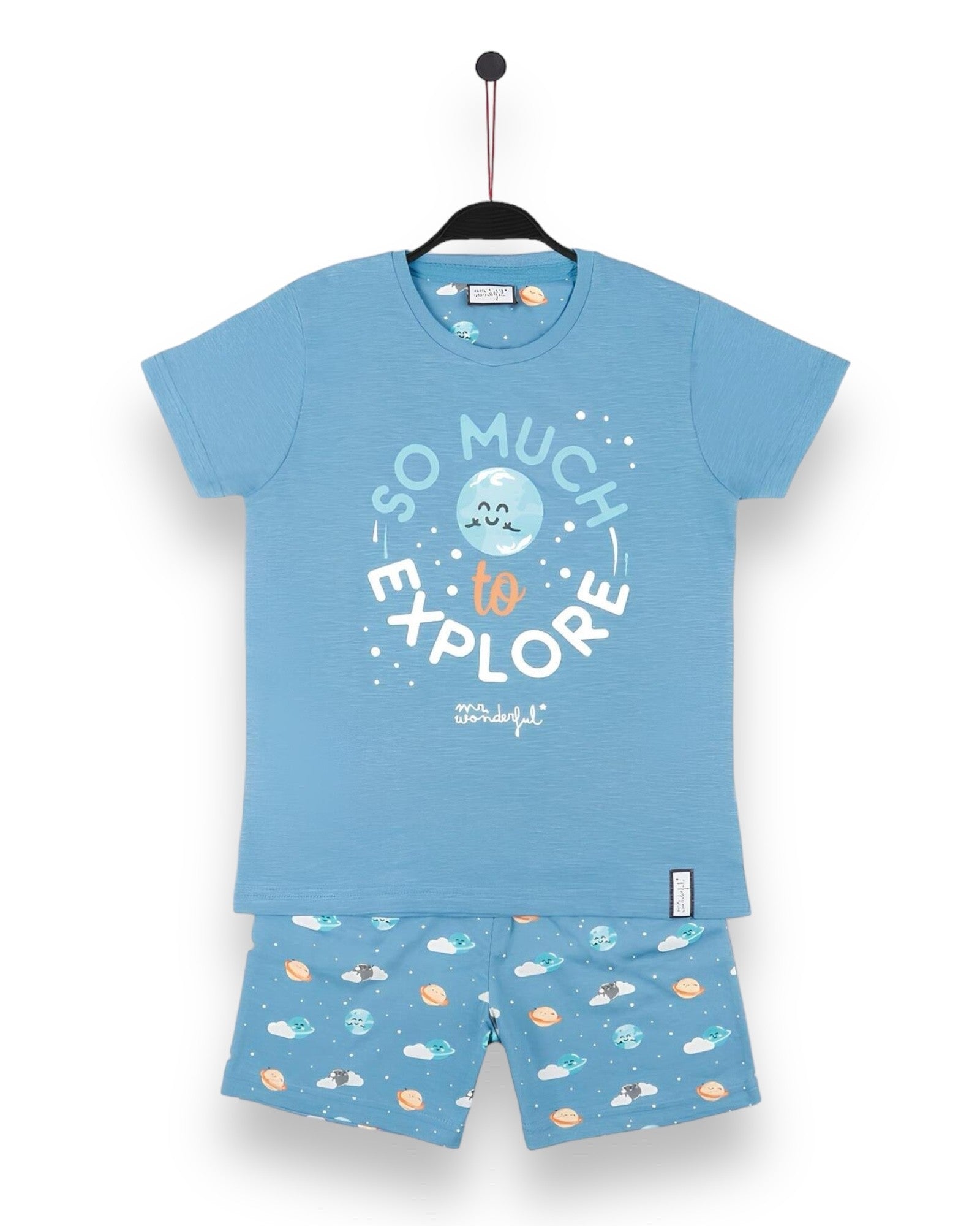 Pigiama bambino primavera estate in cotone di Mr. Wonderful Art. 56728