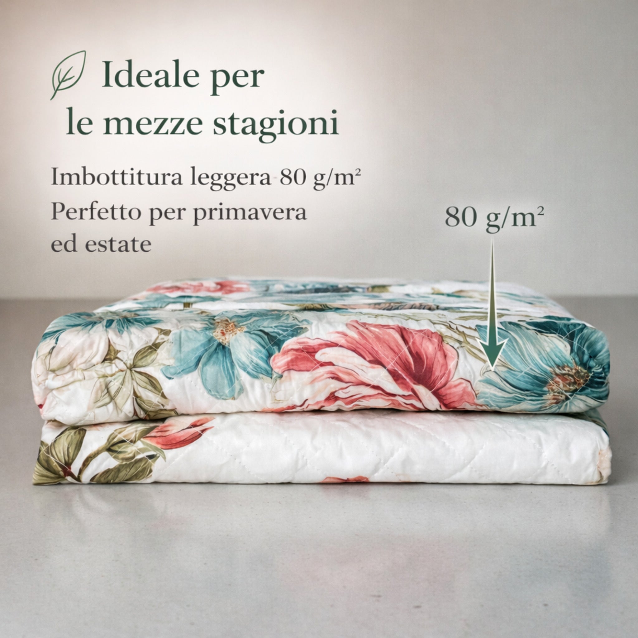 Copriletto Trapuntato Matrimoniale Fancy Home in microfibra Art. Callas 1