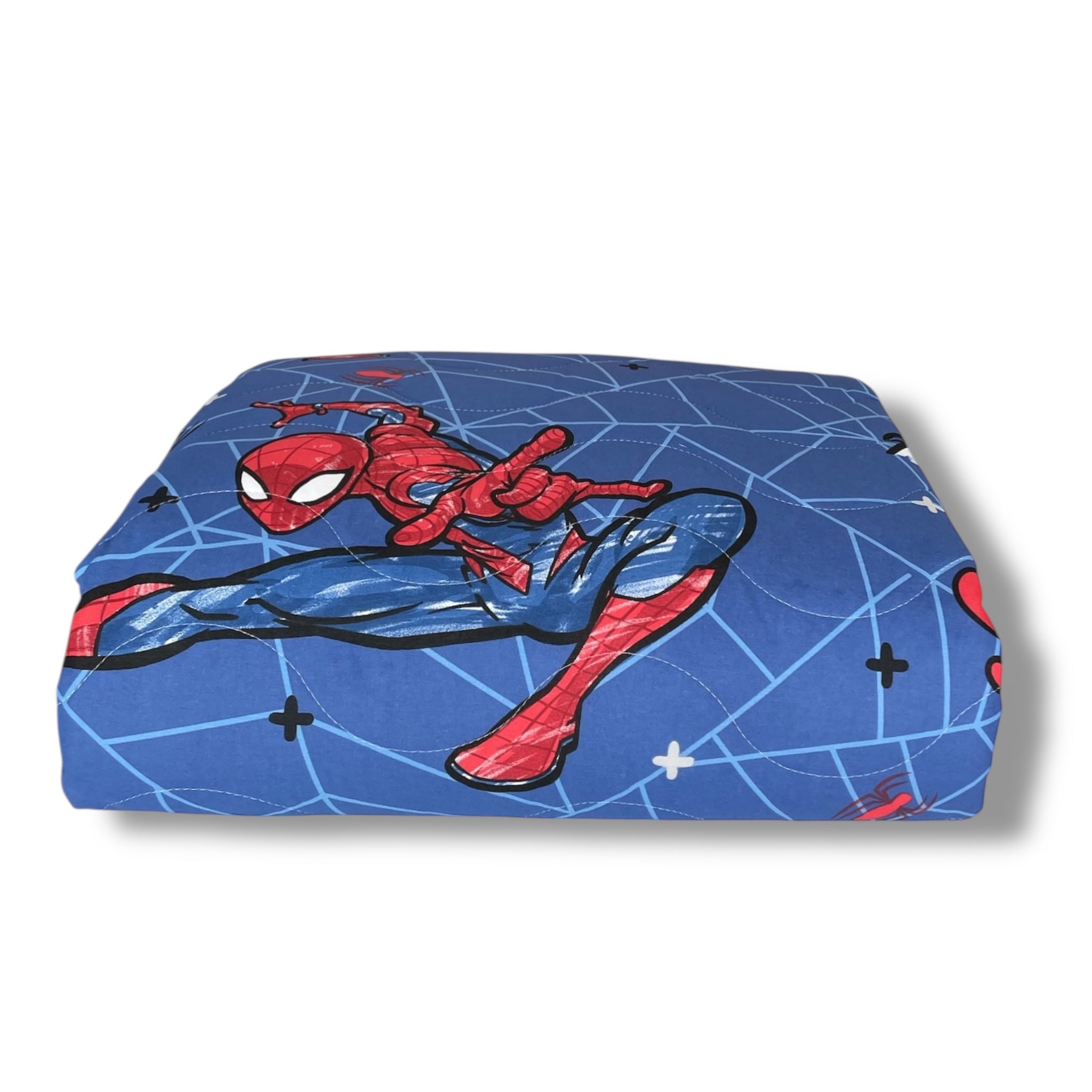 Copriletto Trapuntato Caleffi letto singolo Art. Spider-Man 170x260 cm