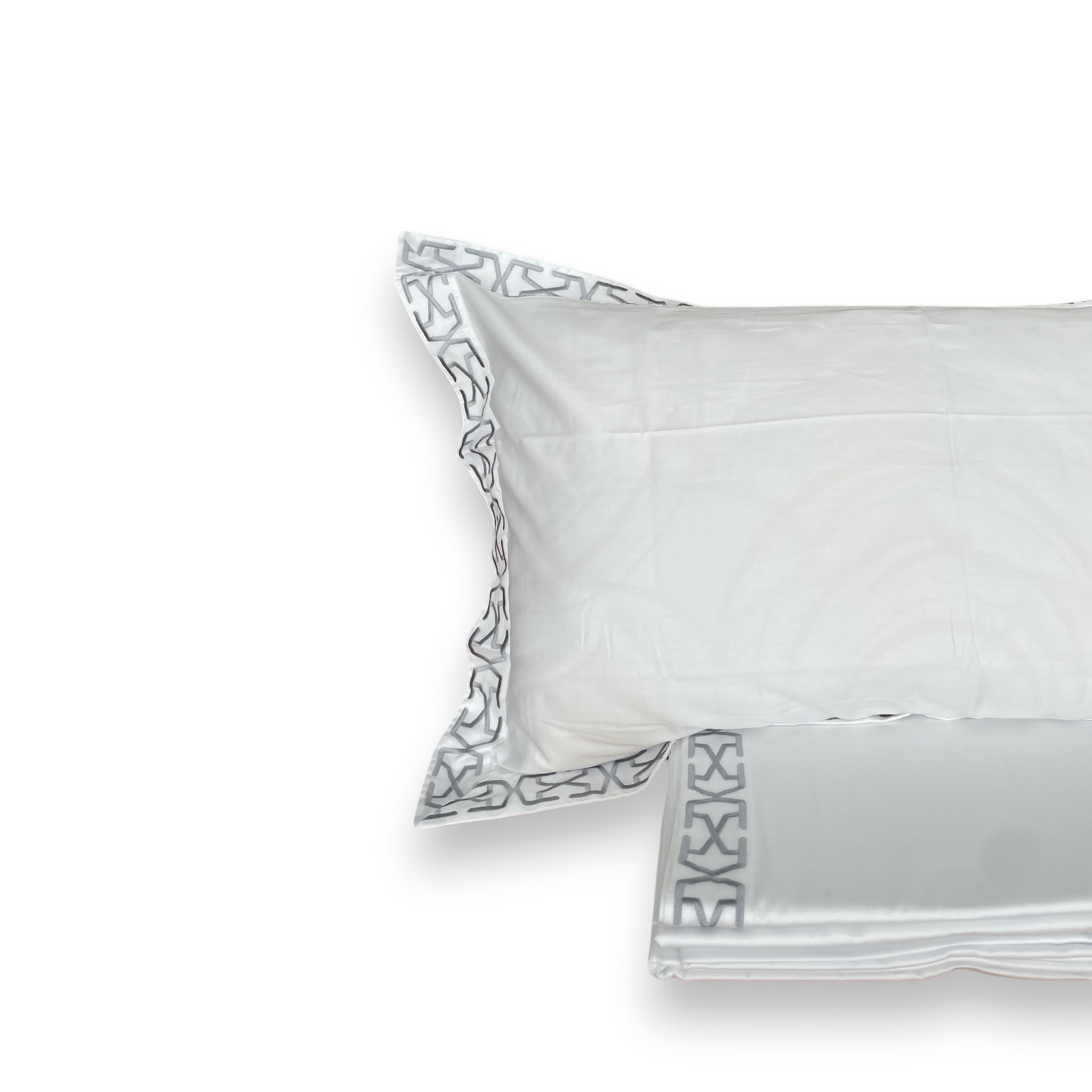 Zucchi double bed sheet set in cotton satin art. Frua