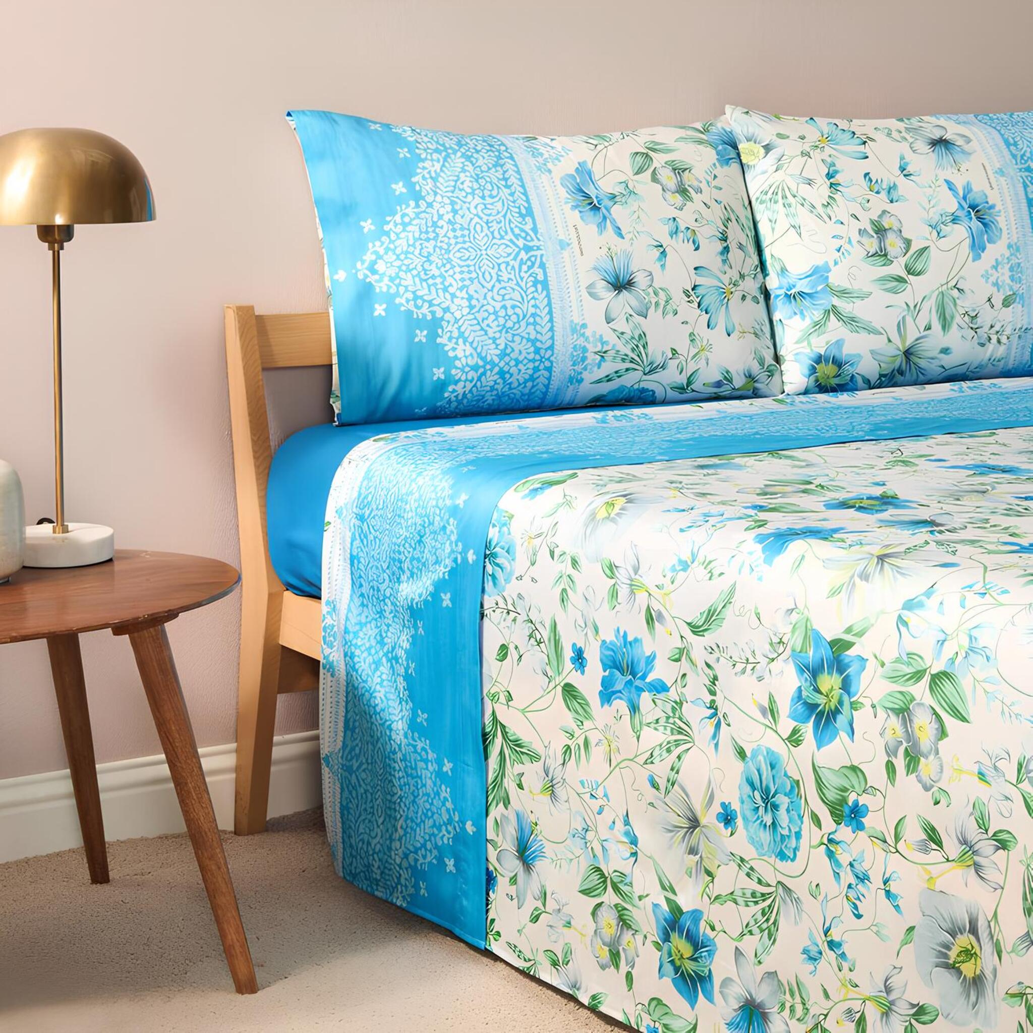 Bassetti Double Sheet Set in Cotton Art. Papiro