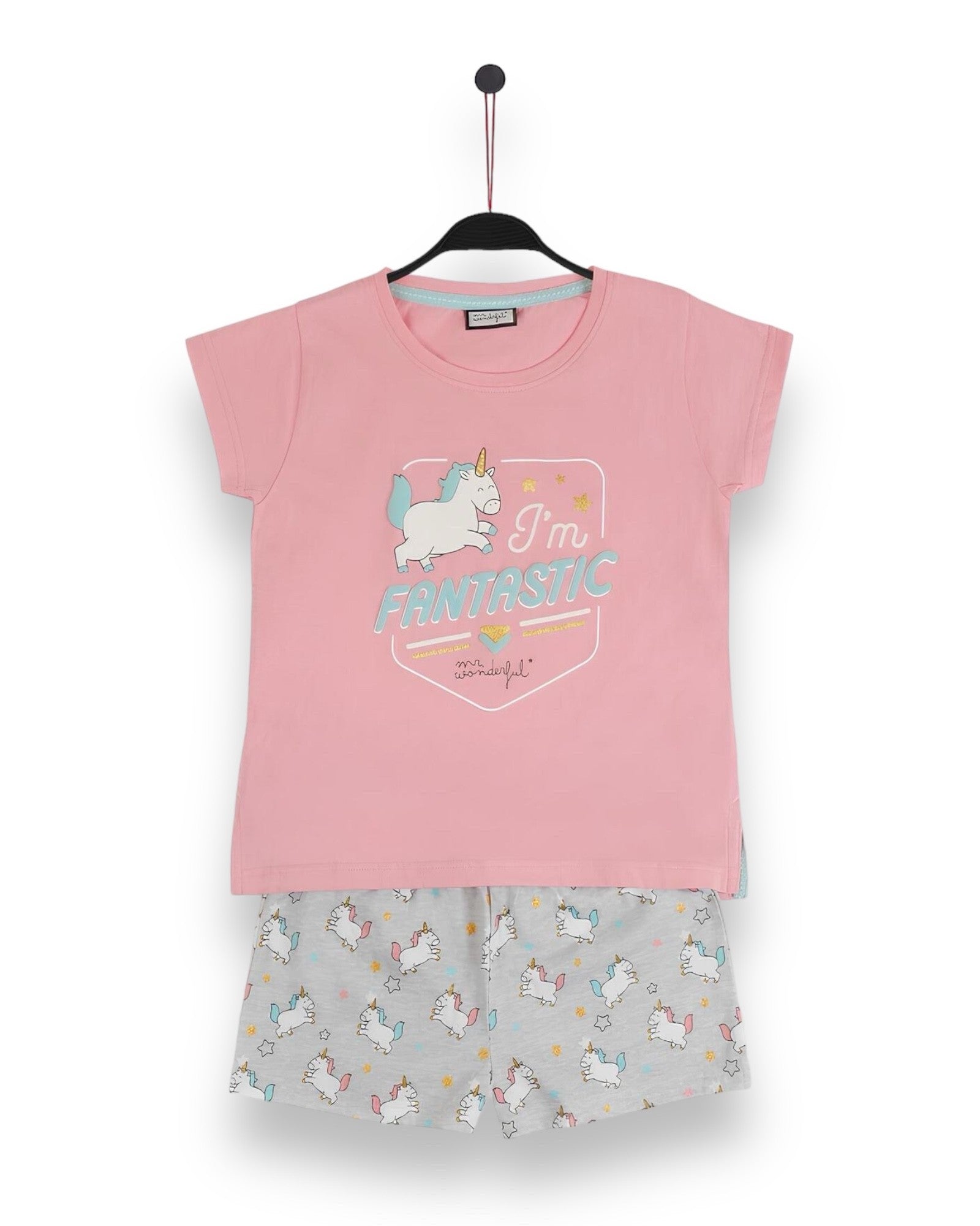 Pigiama bambina primavera estate in cotone di Mr.Wonderful Art. 56726