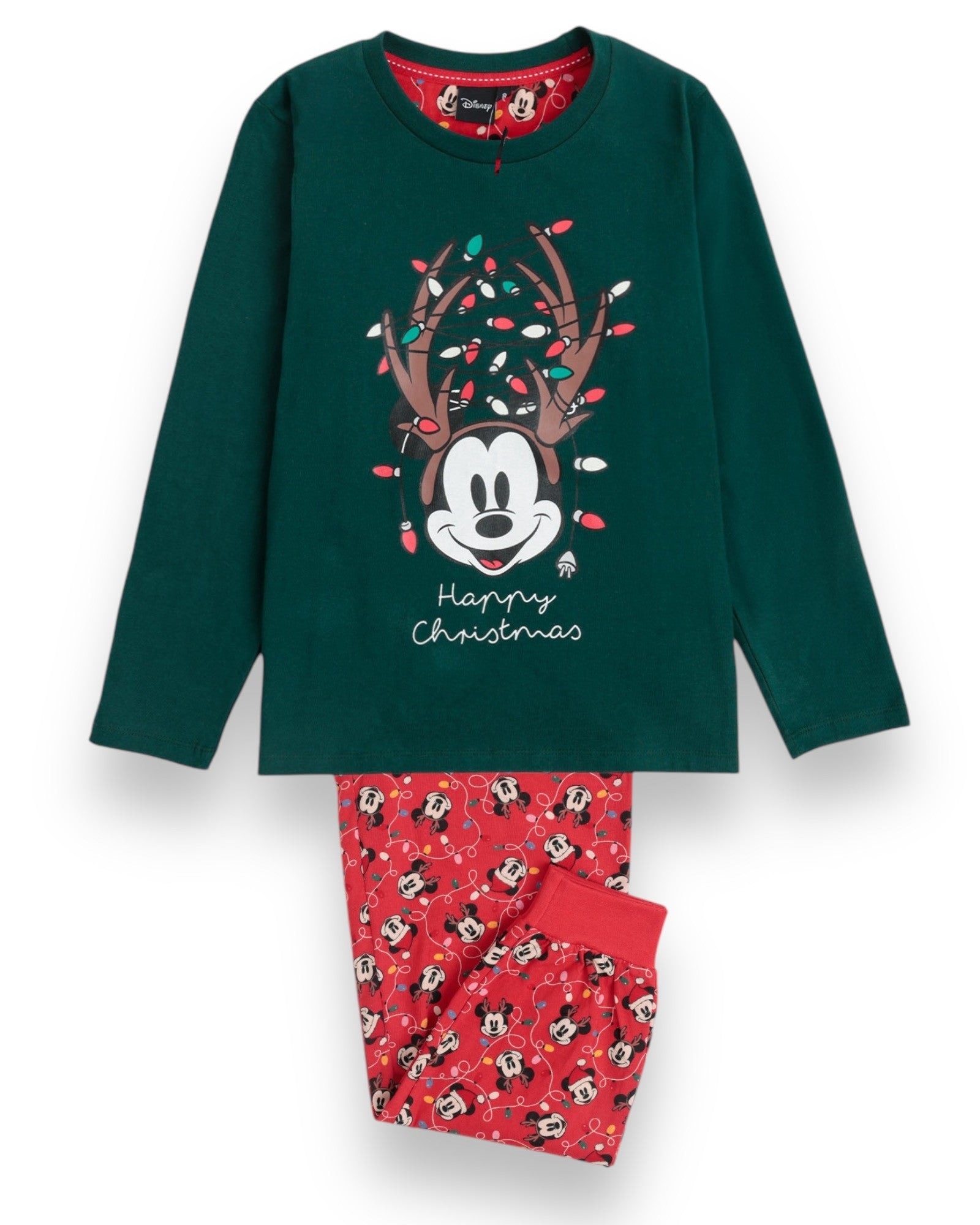 Pigiama Bambino Natalizio Disney Topolino in caldo cotone Art. 62693