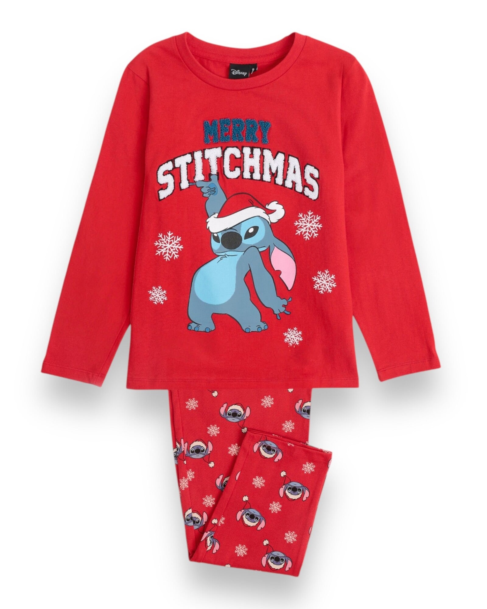 Pigiama Bambino Natalizio Disney Stitch in caldo cotone Art. 62196