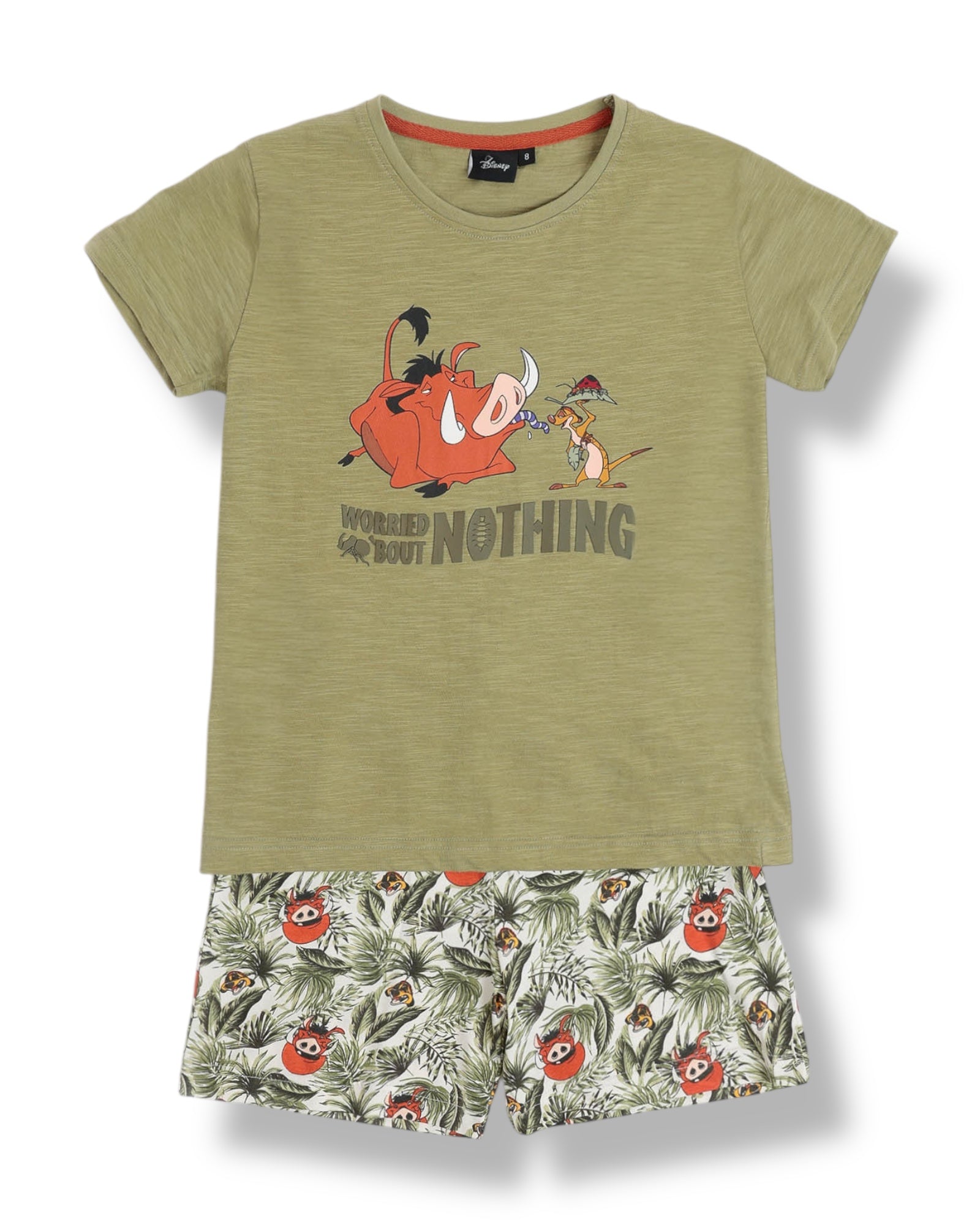 Pigiama bambino Disney estivo Re Leone in cotone Art. 63234