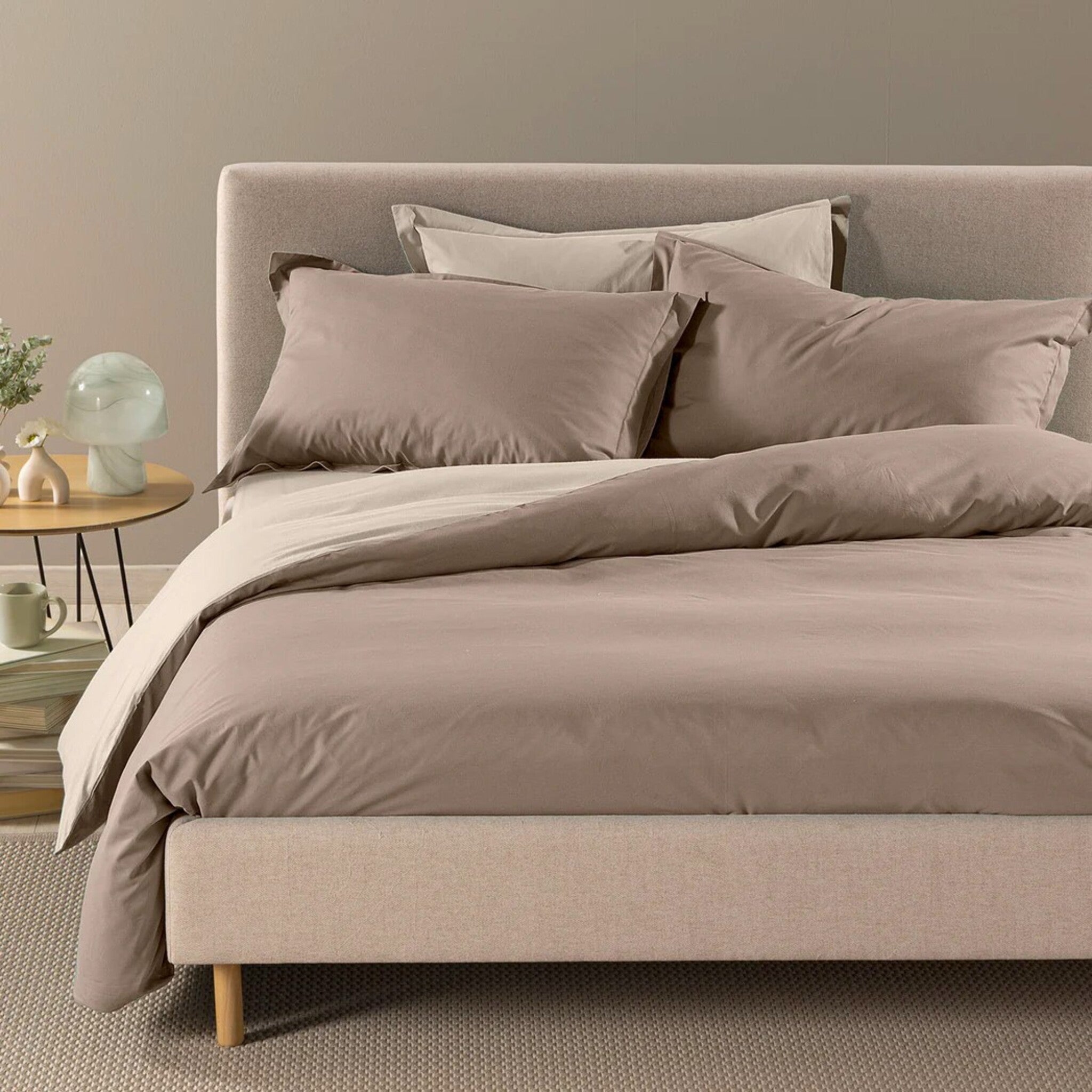 Completo copripiumino matrimoniale Caleffi in cotone e lyocell Art. Vita