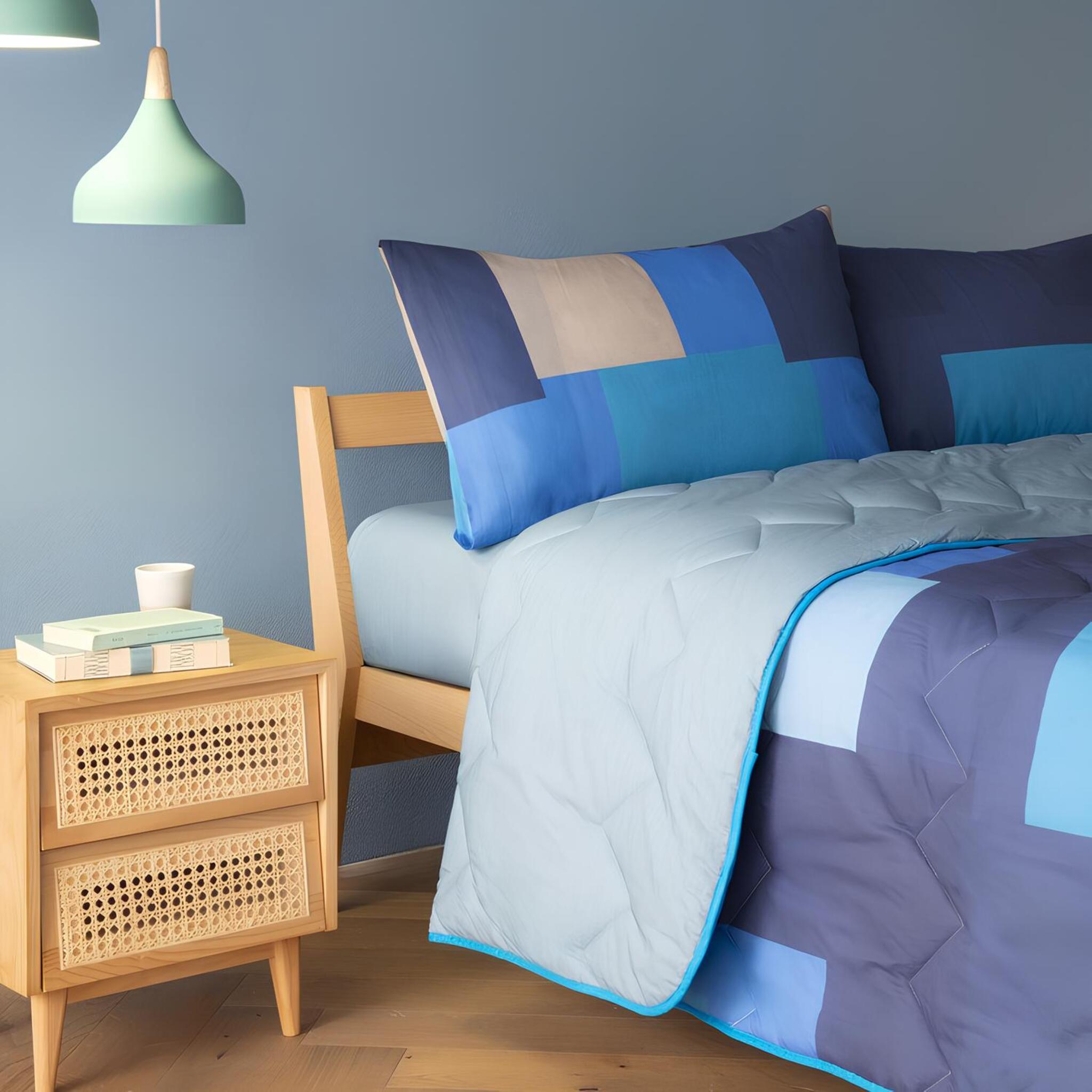 Trapunta invernale Bassetti Matrimoniale in cotone Art. Brick Wall 260x260 cm