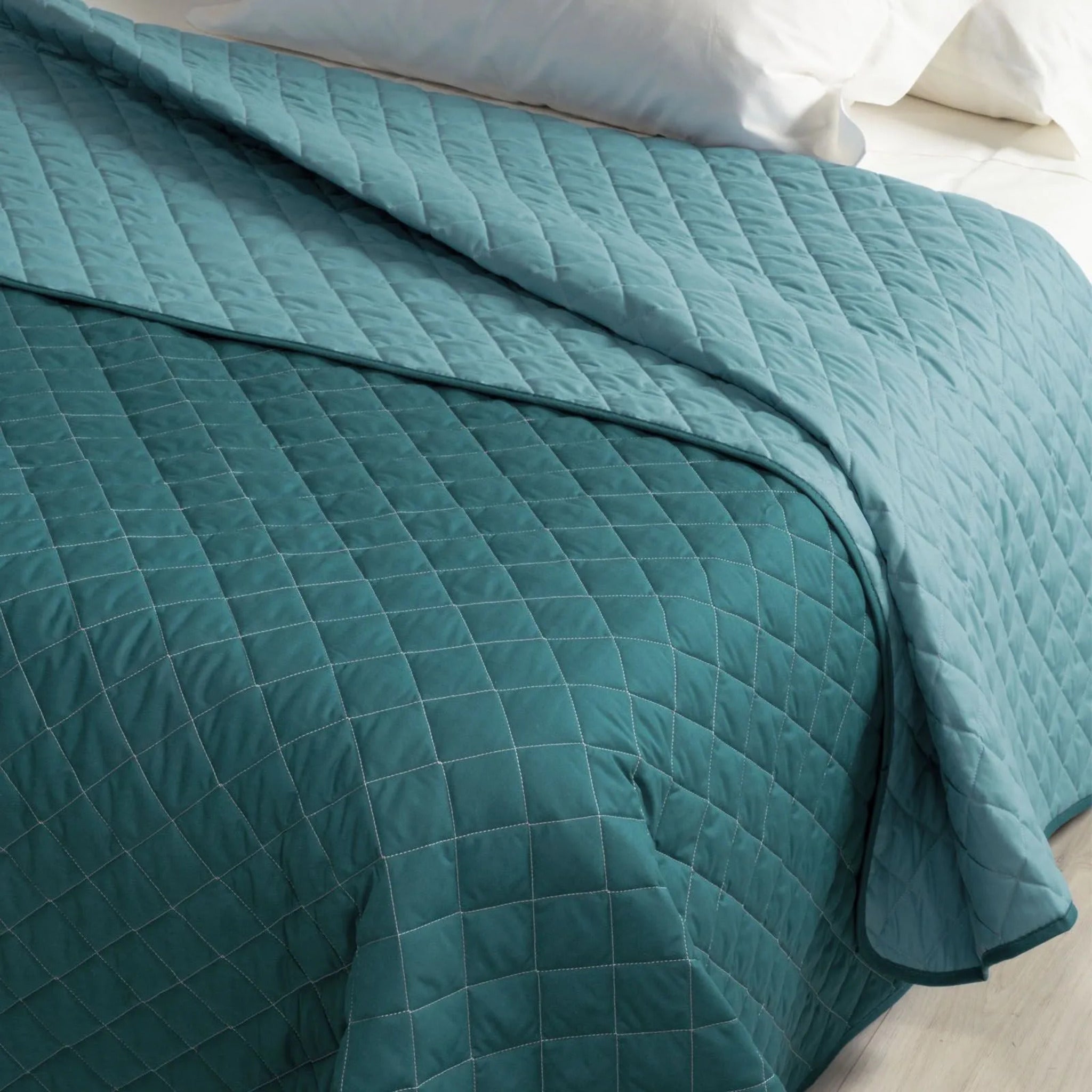 Quilted Double Bedspread in Cotton Bassetti Granfoulard Art. Mergellina