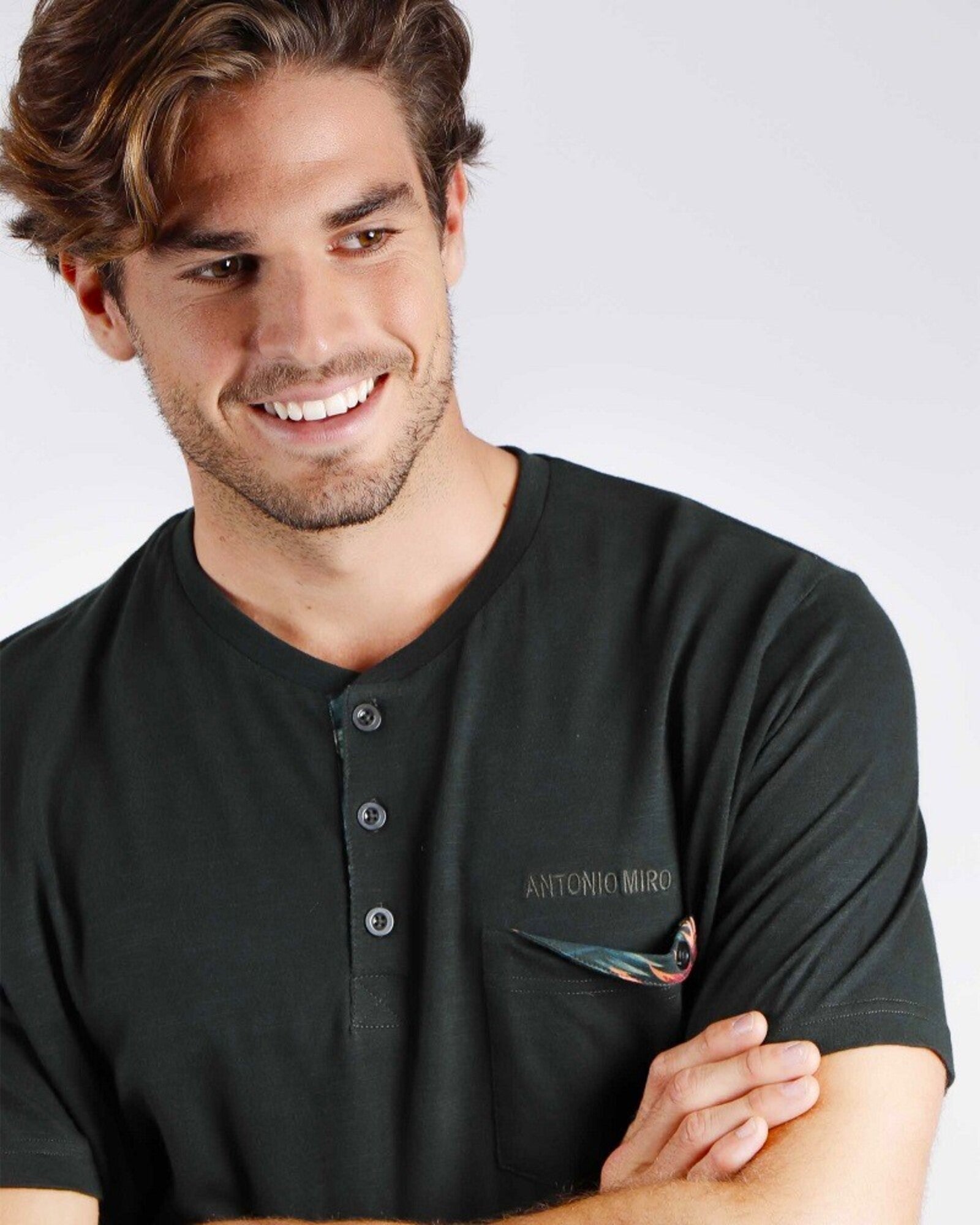 Pigiama uomo primavera estate in cotone Antonio Miro Art. 55251