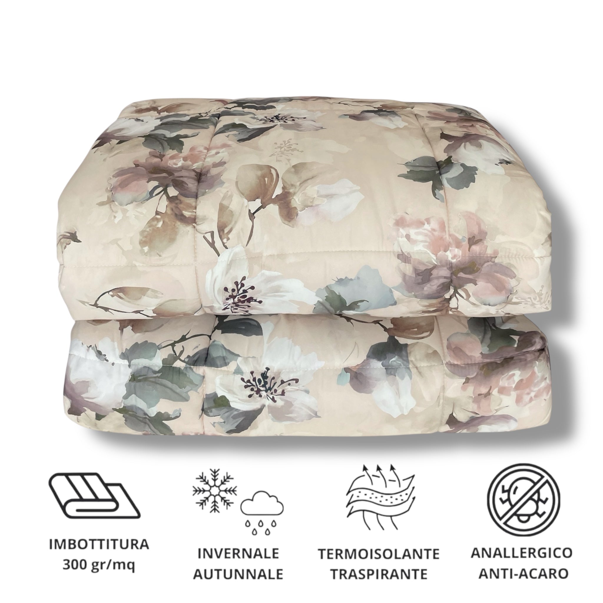 Trapunta Matrimoniale Fancy Home in microfibra Art. Priscilla 245x250 cm