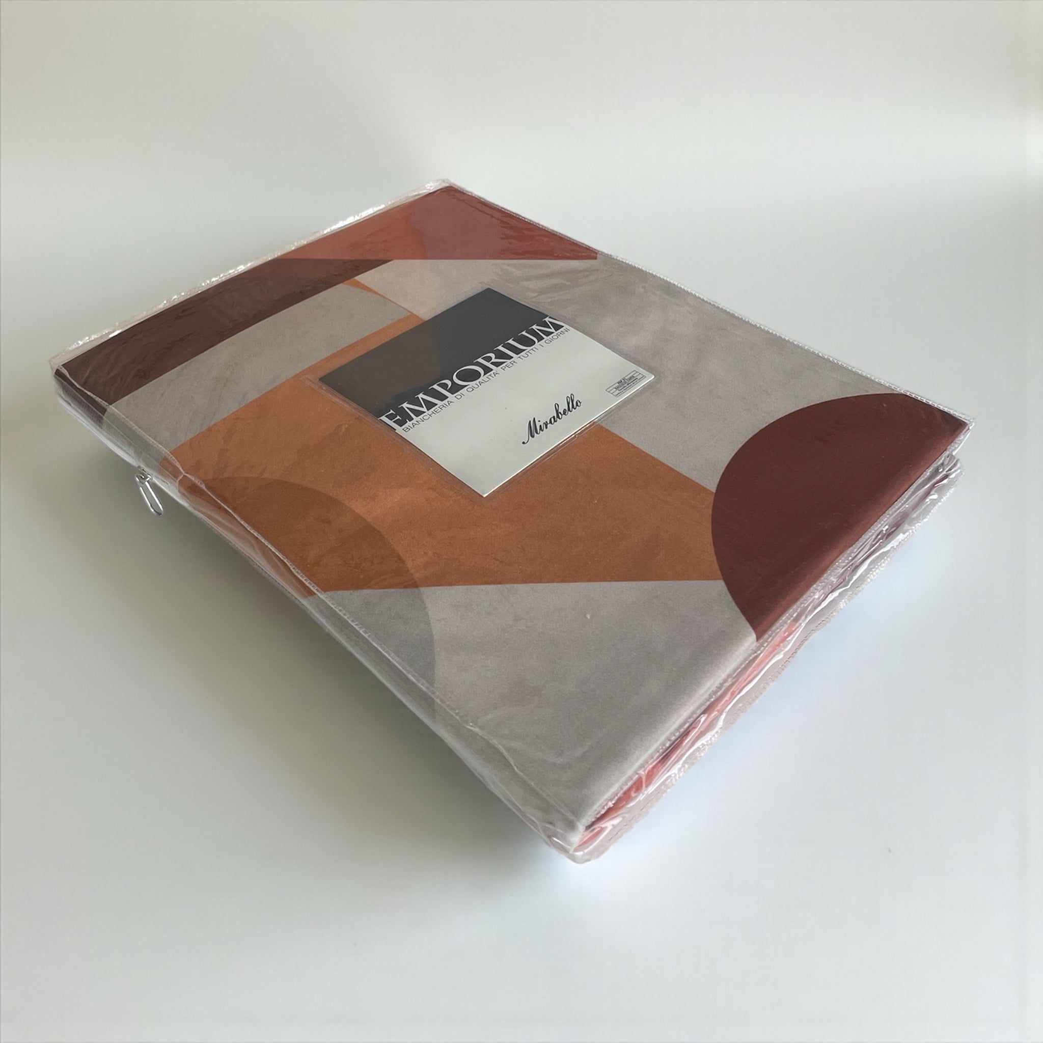 Mirabello double duvet cover set in cotton satin Art. Golden Flowers