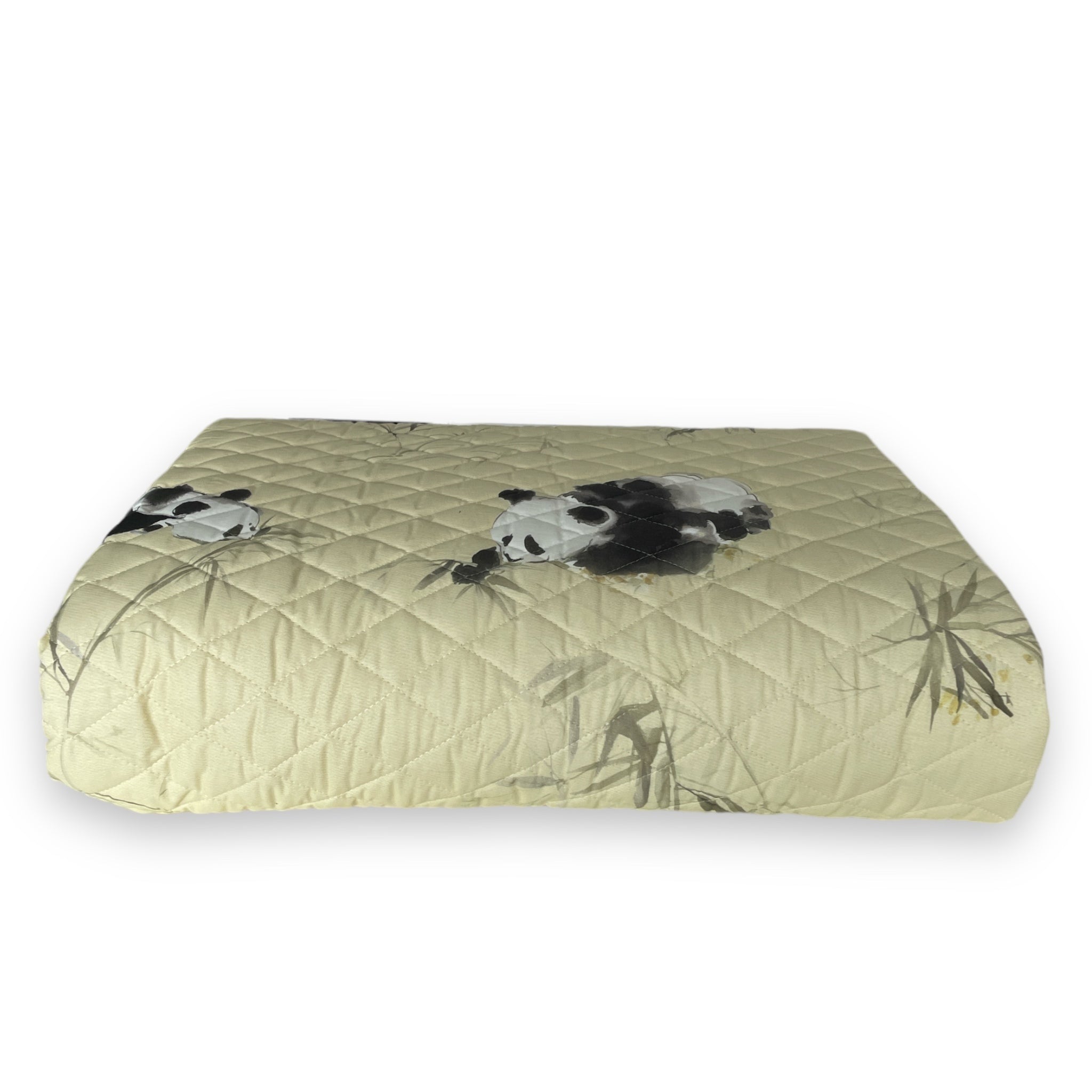 Mirabello Double Quilted Bedspread in percale cotton Art. Panda Life