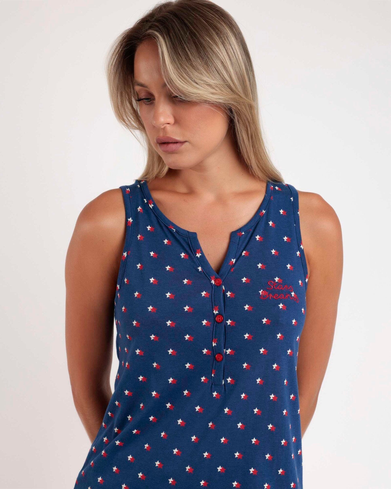 Pigiama donna primavera estate in cotone e viscosa Admas Art. 63056