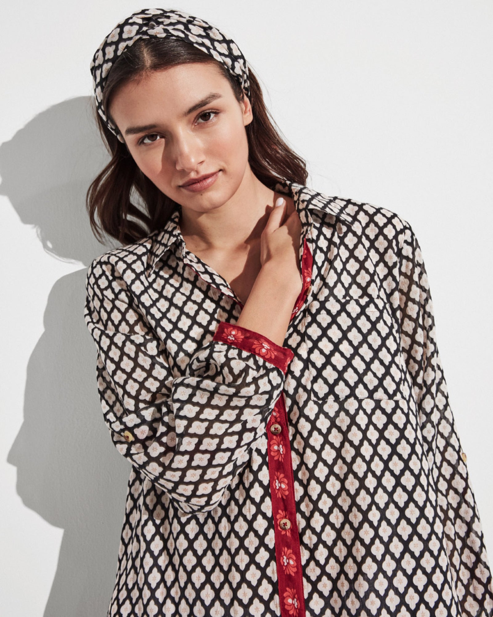 Women's shirt dress cover-up by Gisela Art. 2/40008U