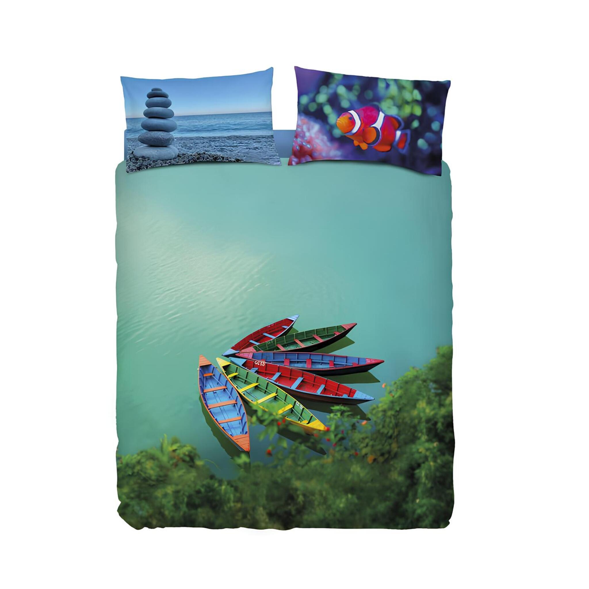 Bassetti Bicolour Double Sheet Set in Cotton Art. Double