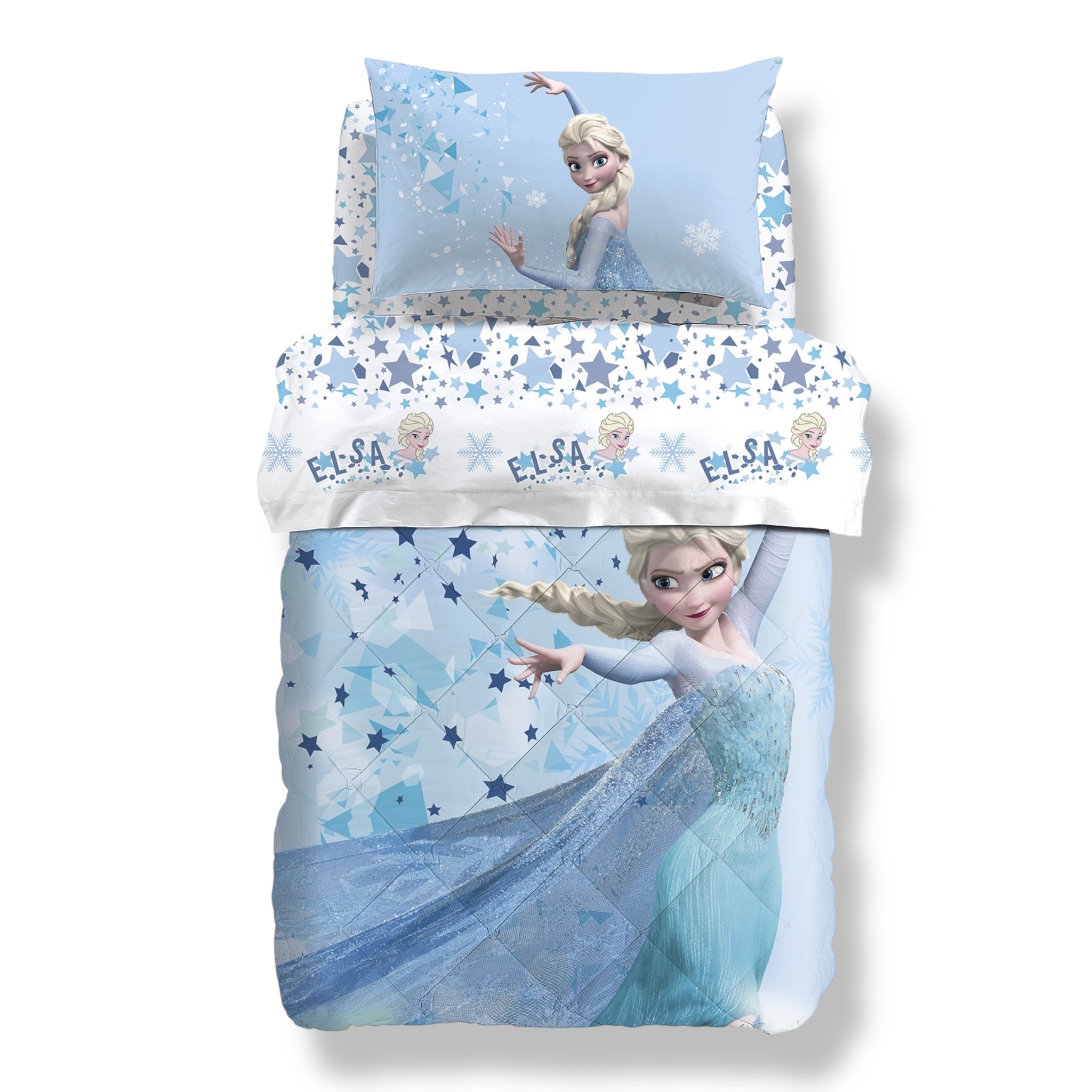 Trapunta invernale per letto singolo Caleffi in Cotone Art. Frozen Dream
