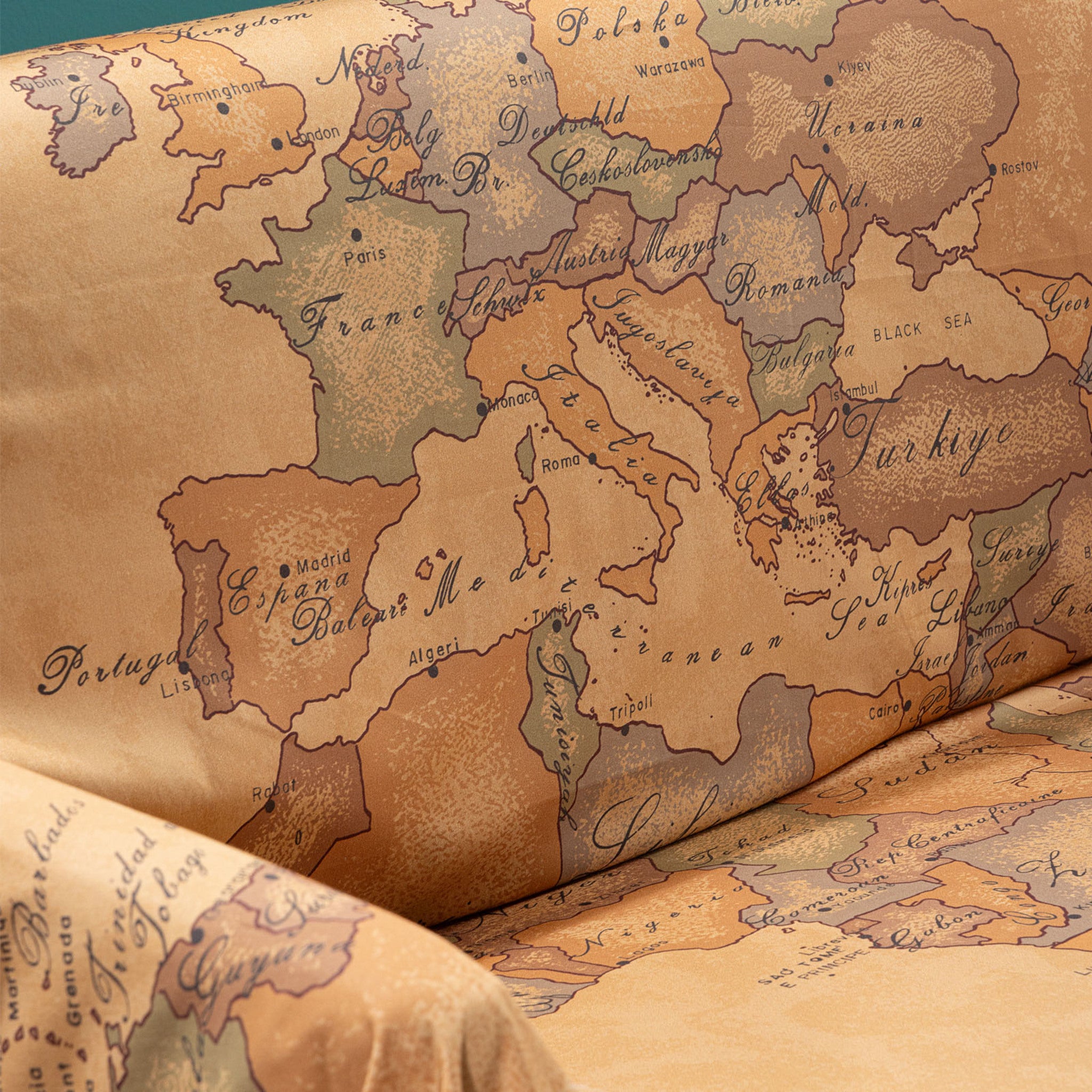 Telo Arredo Copritutto Alviero Martini in raso di cotone Art. Geo classic 24