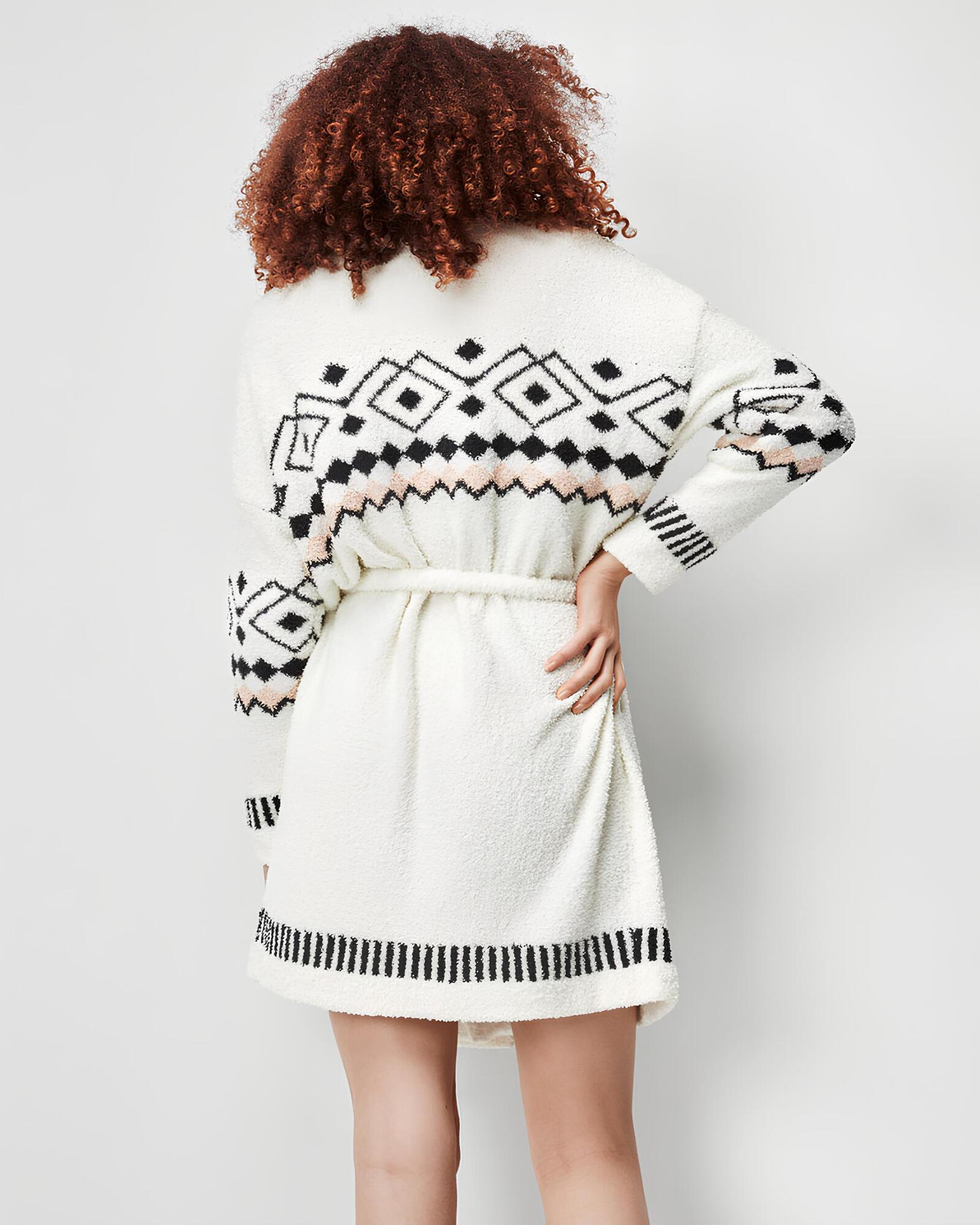 Vestaglia donna invernale in pile e viscosa di Gisela Art. 20110