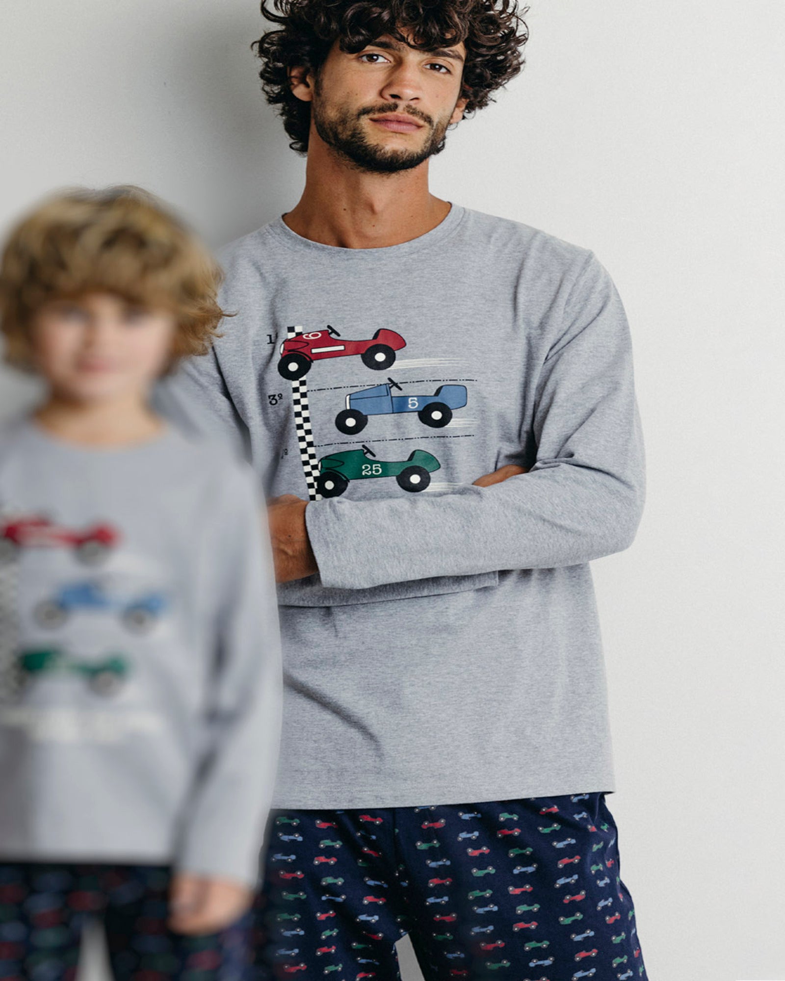 Winter men's pajamas in warm cotton by Admas Art. 60316