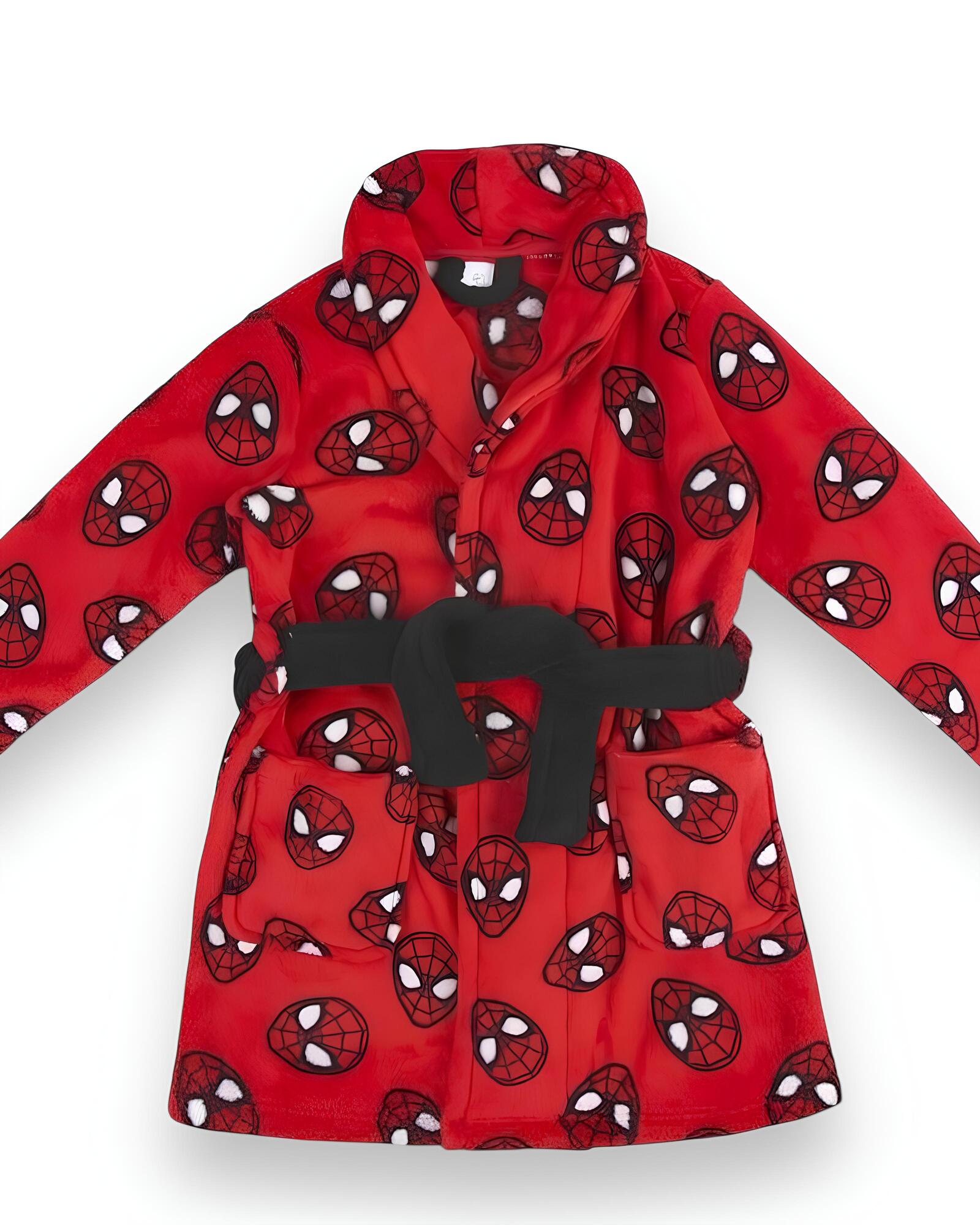 Vestaglia bambino Spiderman Marvel invernale in Pile Coral