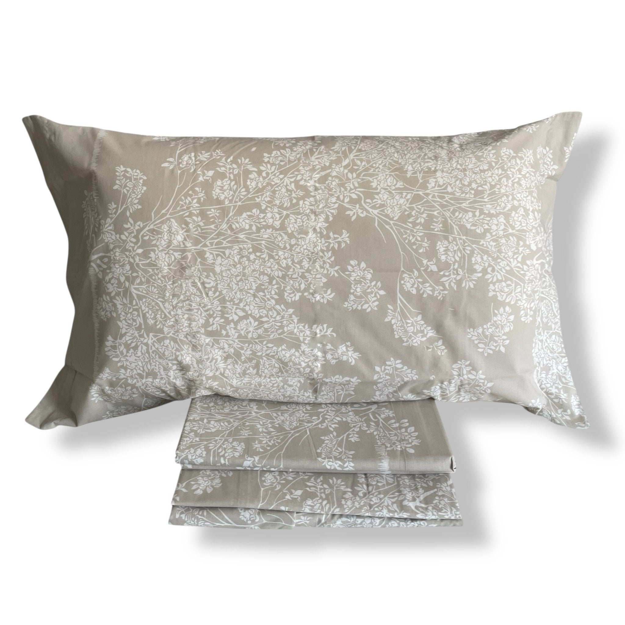 Completo Lenzuola Matrimoniali Caleffi in 100% Cotone Art. Aurora