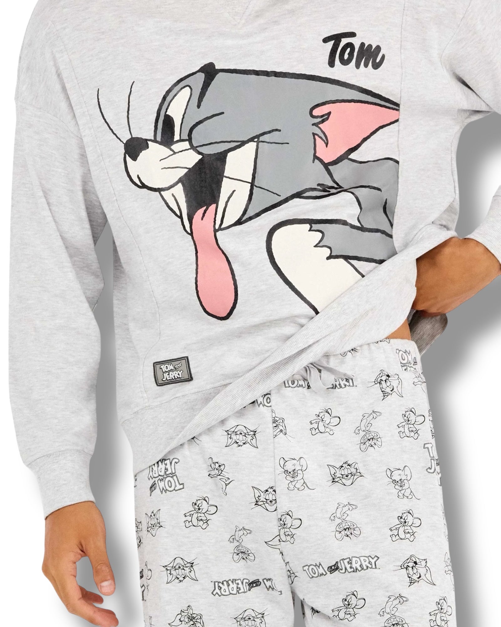 Pigiama uomo invernale Tom & Jerry in caldo cotone non felpato Art. 20250