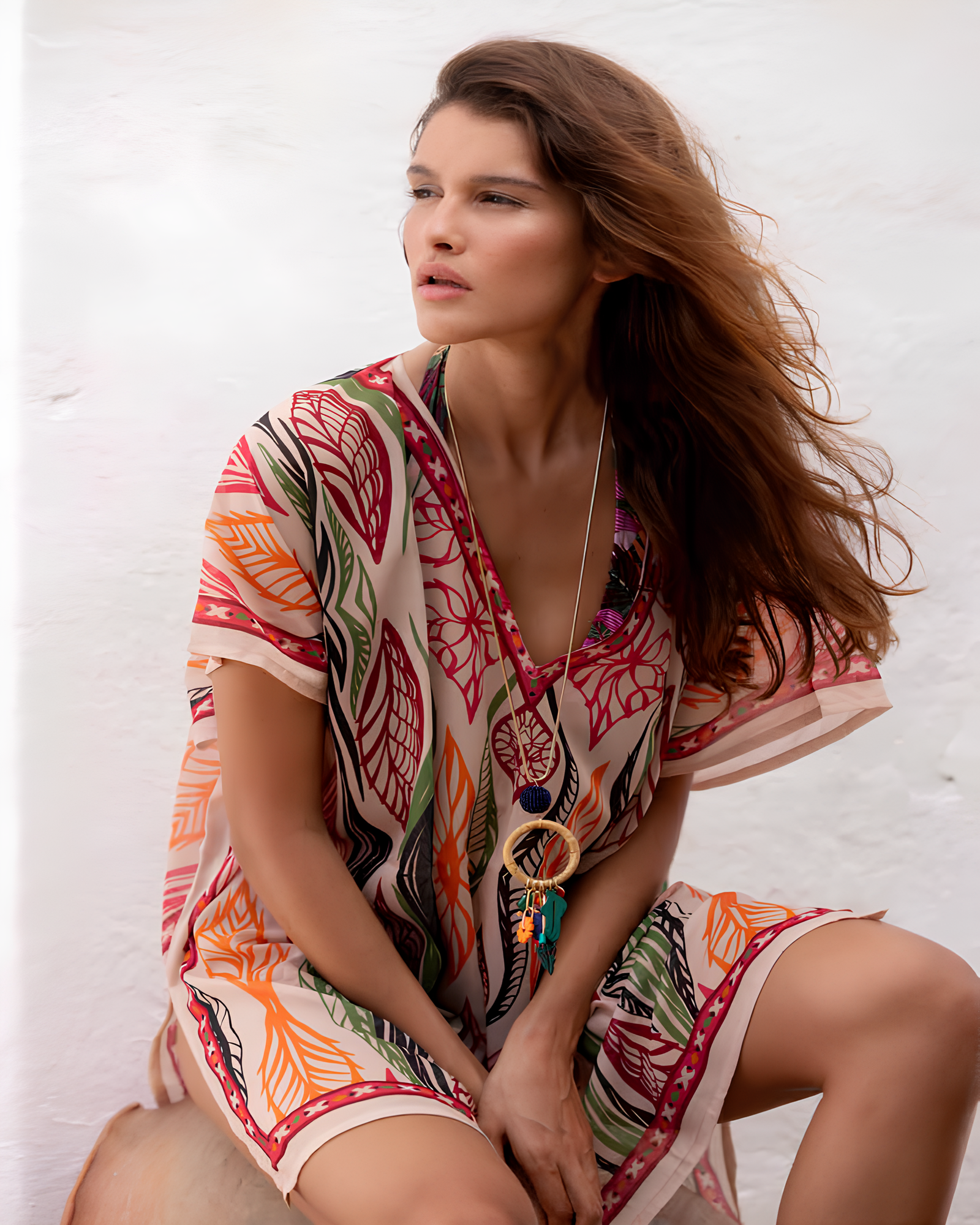 Beach caftan cover up hotsell