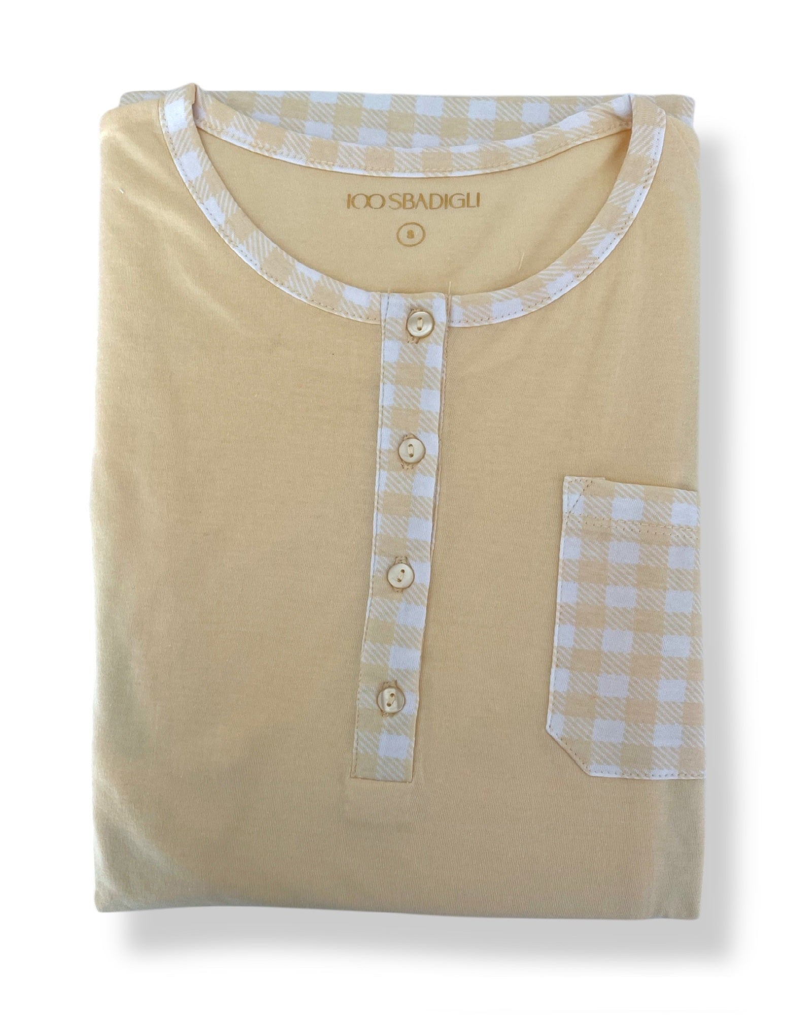 Pigiama donna primavera estate in cotone di 100 Sbadigli Art. DL 100