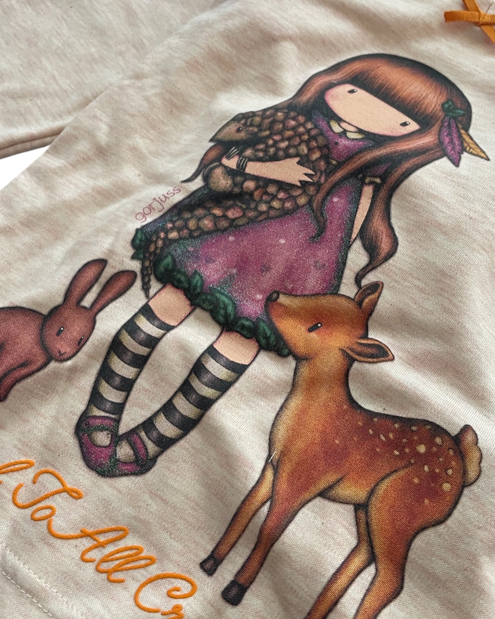 Pigiama bambina Santoro Gorjuss invernale in caldo cotone Art. 63409